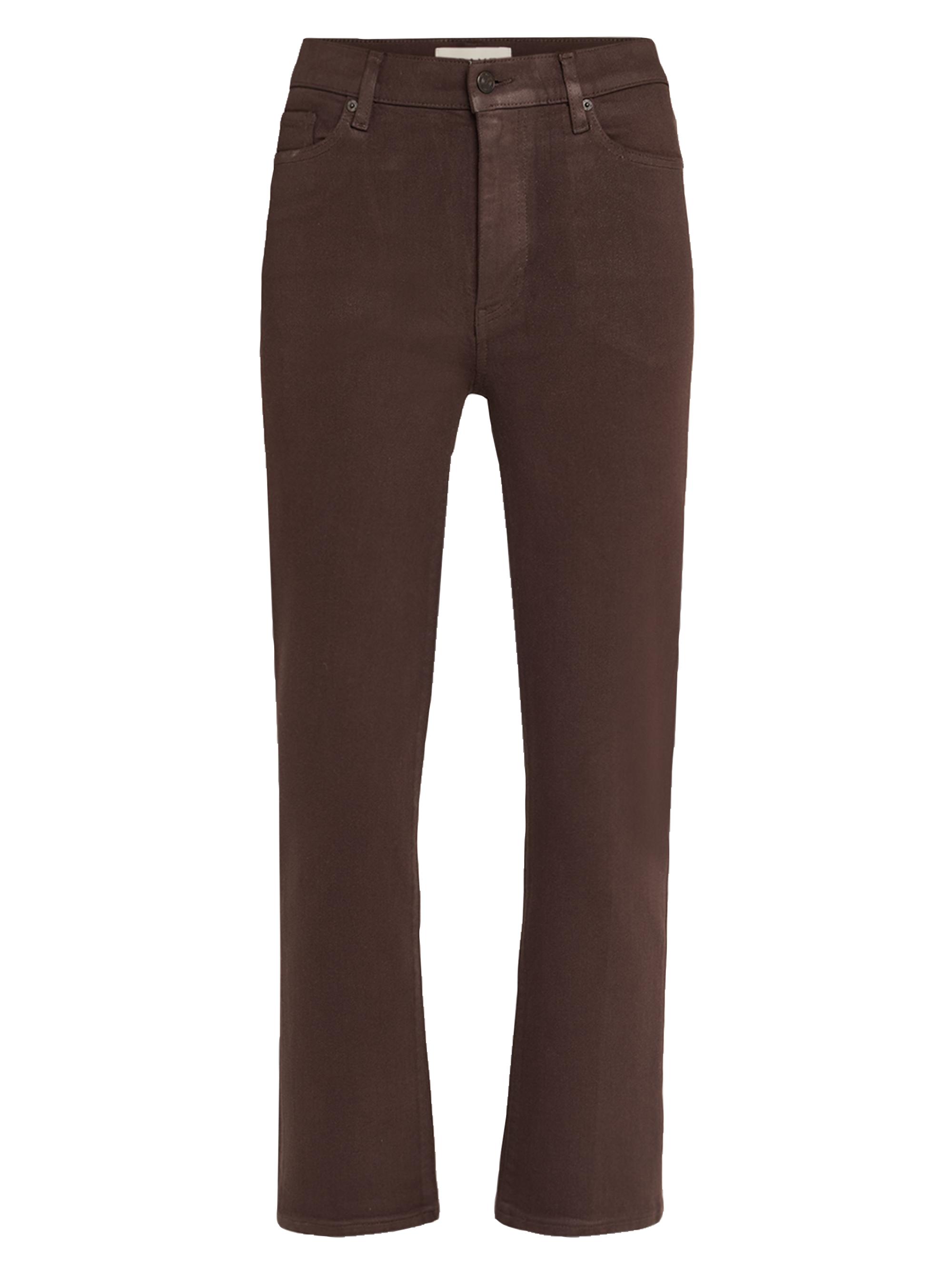 FRAME Women's Le Sleek Stretch Mid-Rise Straight-Leg Jeans - Espresso