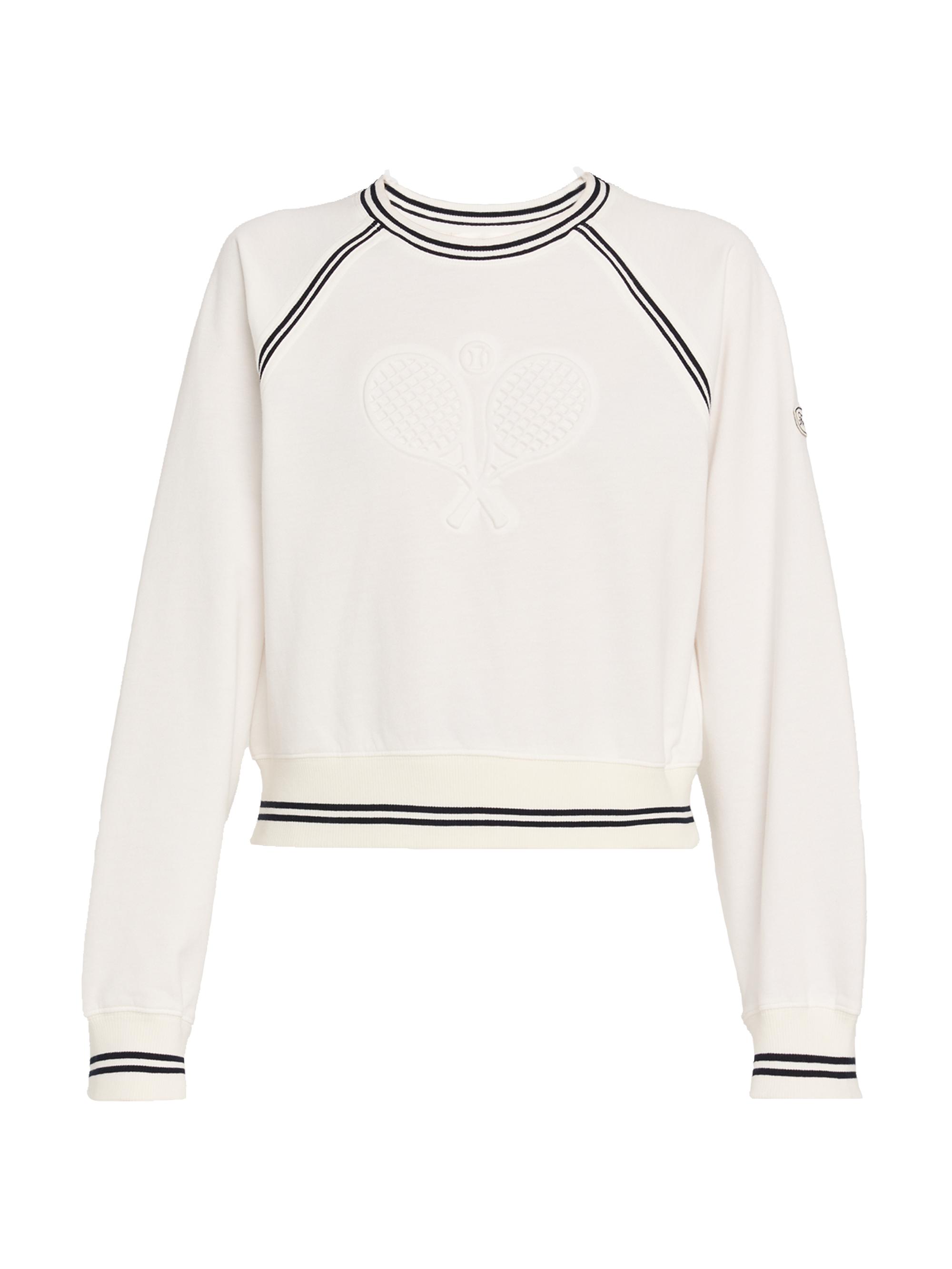 Frame Women's The Tennis Crewneck Sweatshirt - White