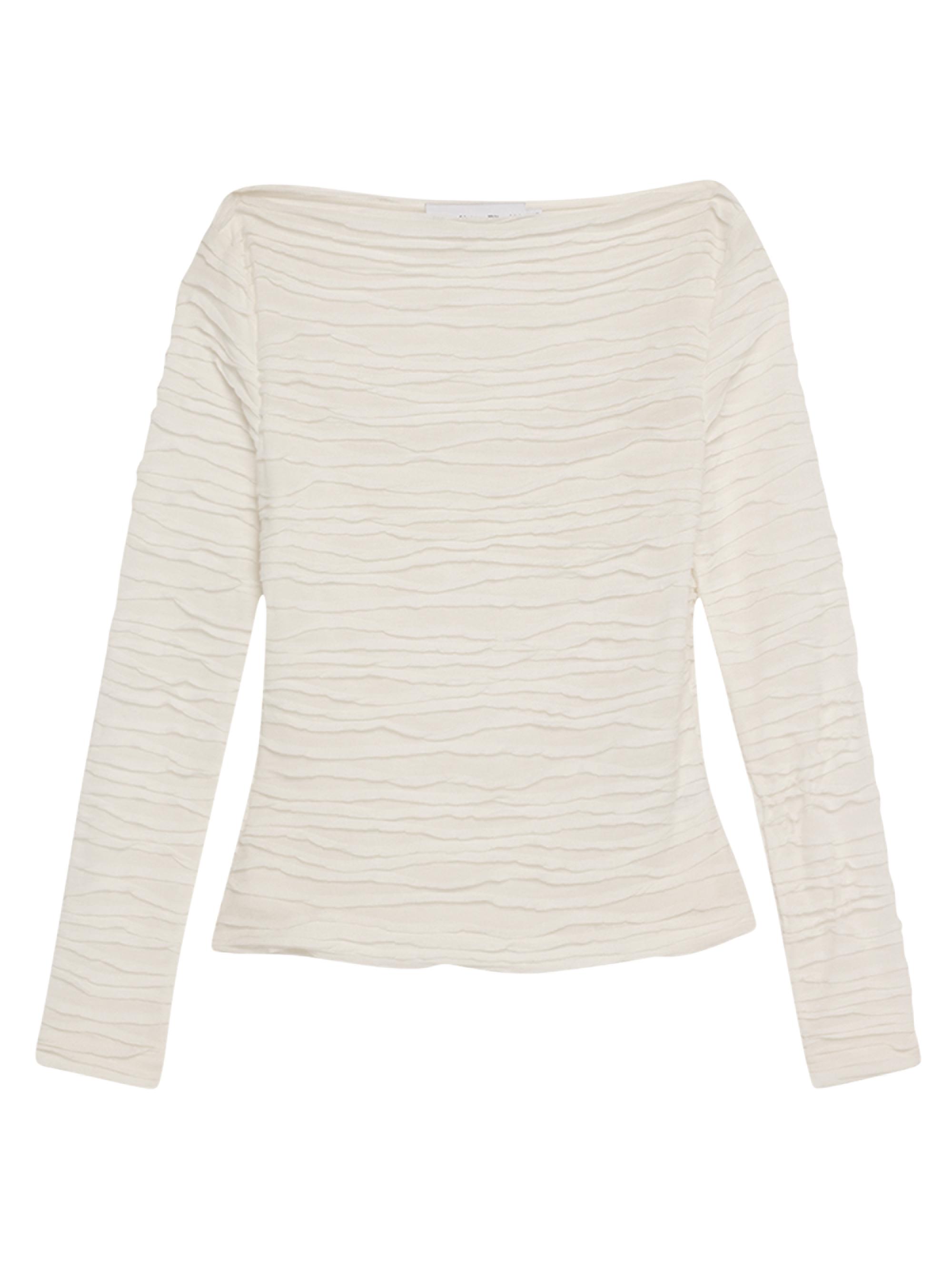 Proenza Schouler White Label Women's Paloma Long-Sleeve Textured Top - White