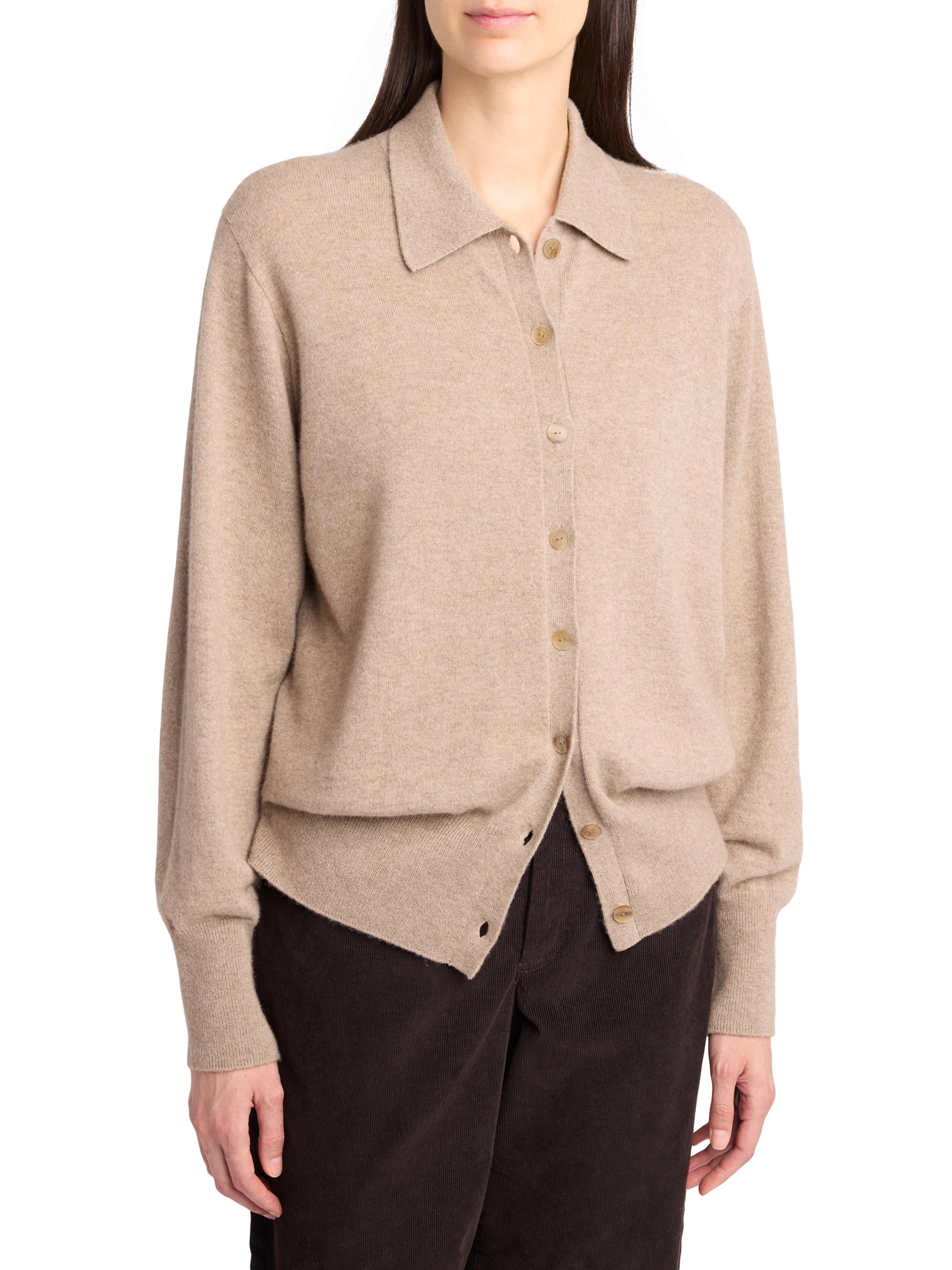トップス RHC Cotton Cashmere Collection Cardigan CASHMERE CARDIGAN W/ LUREX DETAILS: PINK - RANI ARABELLA