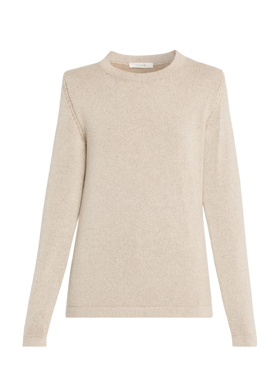 The Row Women's Lyse Cashmere Crewneck Sweater In Sand
