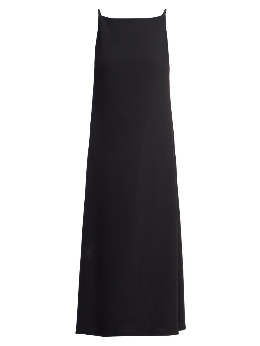 The Row Women's Seraphina Silk Midi-dress In Black