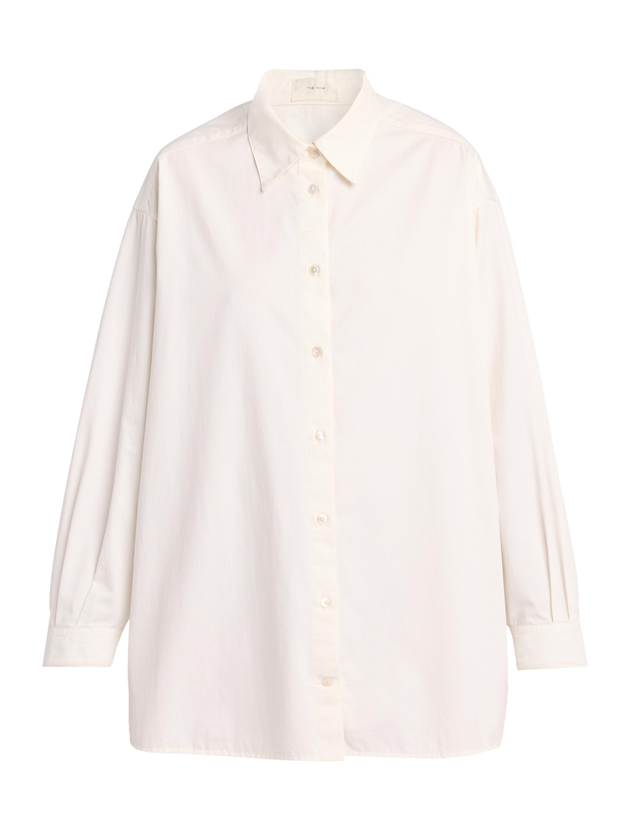 The Row Hari Cotton Longline Shirt | Saks Fifth Avenue