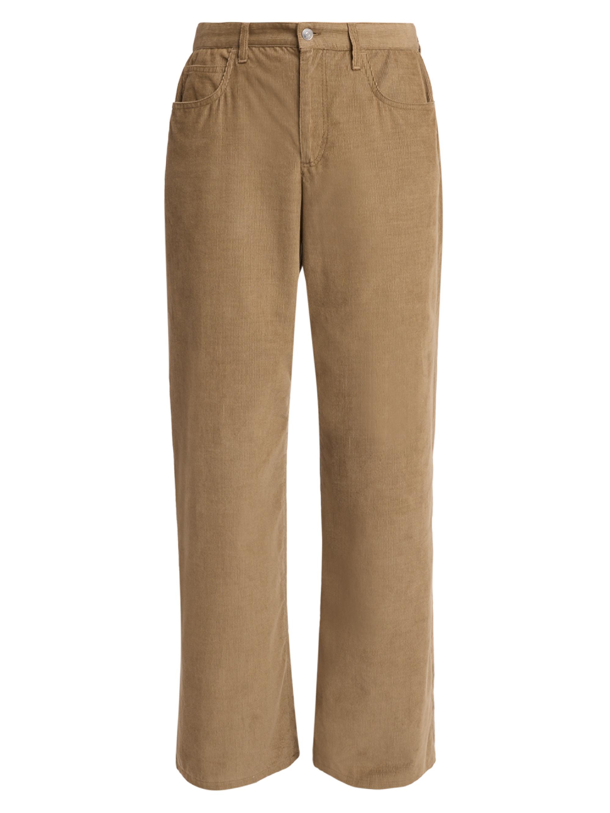 The Row Women's Eglitta Cotton Corduroy Straight-Leg Pants - Beige
