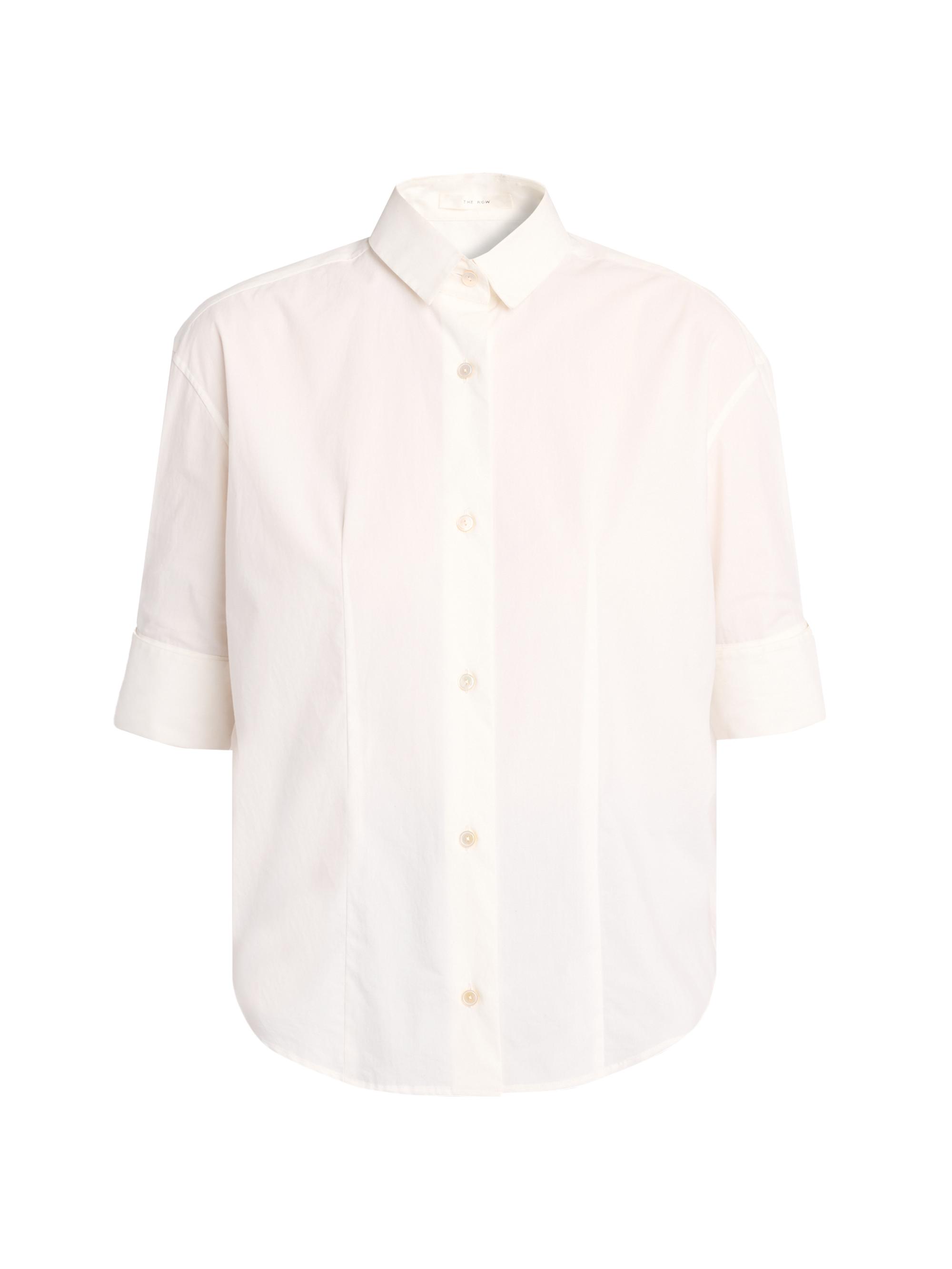The Row Women's Carpazi Cotton Shirt - White