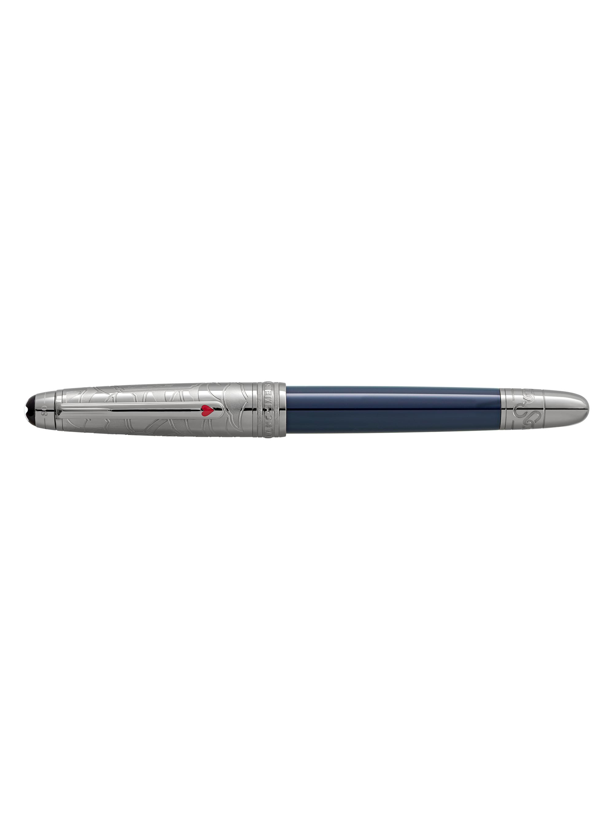 Montblanc Meisterstück Around The World In 80 Days Doué Classique Fountain Pen - Blue