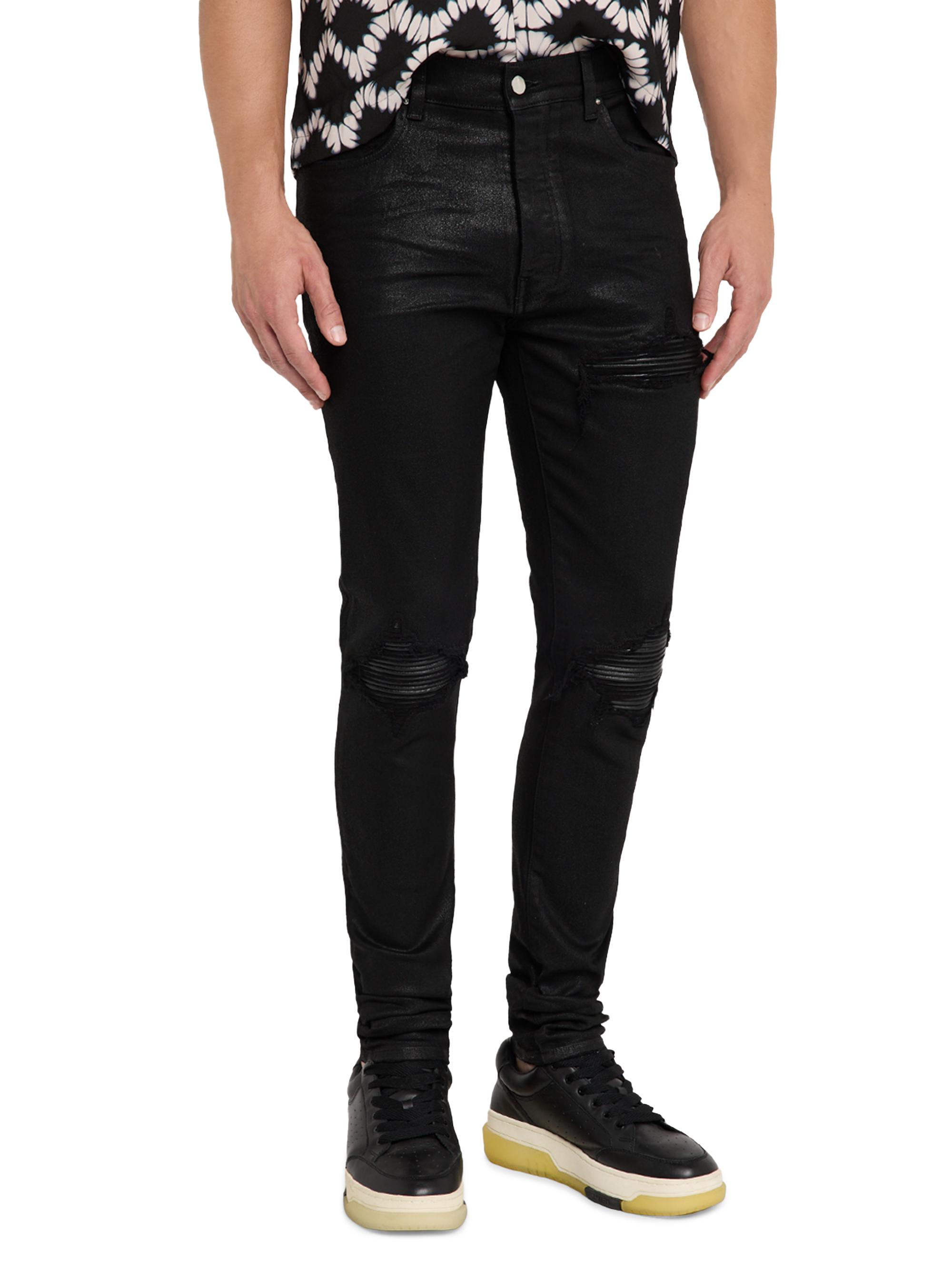 Amiri MX1 Waxed Skinny Jeans | Saks Fifth Avenue