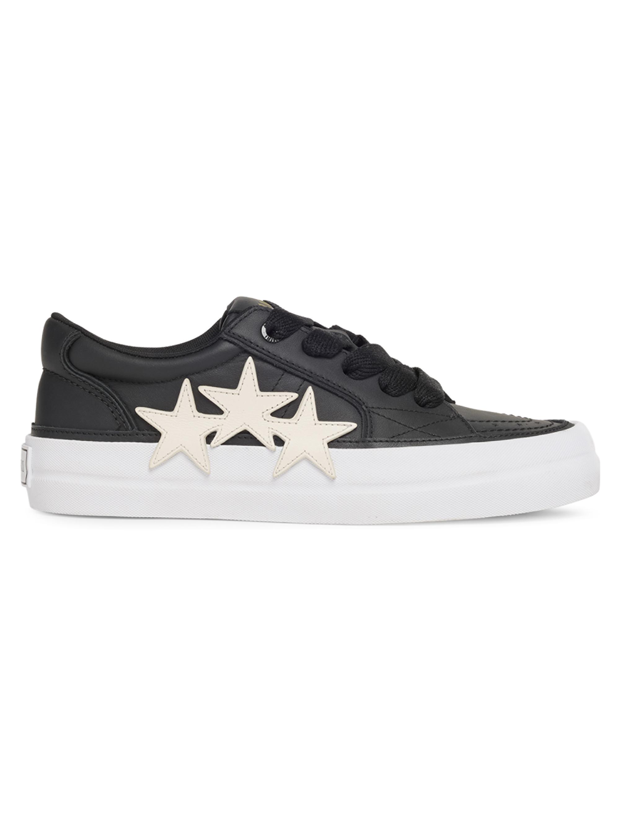 Amiri Men's Sunset Skate Star Appliqué Low-Top Leather Sneakers - Black
