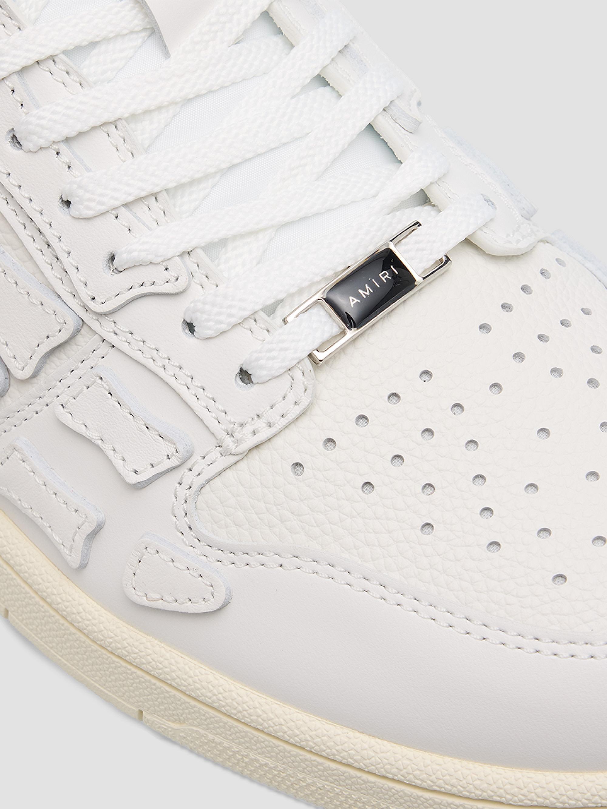 Amiri Skel Appliqué Leather Low-Top Sneakers | Saks Fifth Avenue