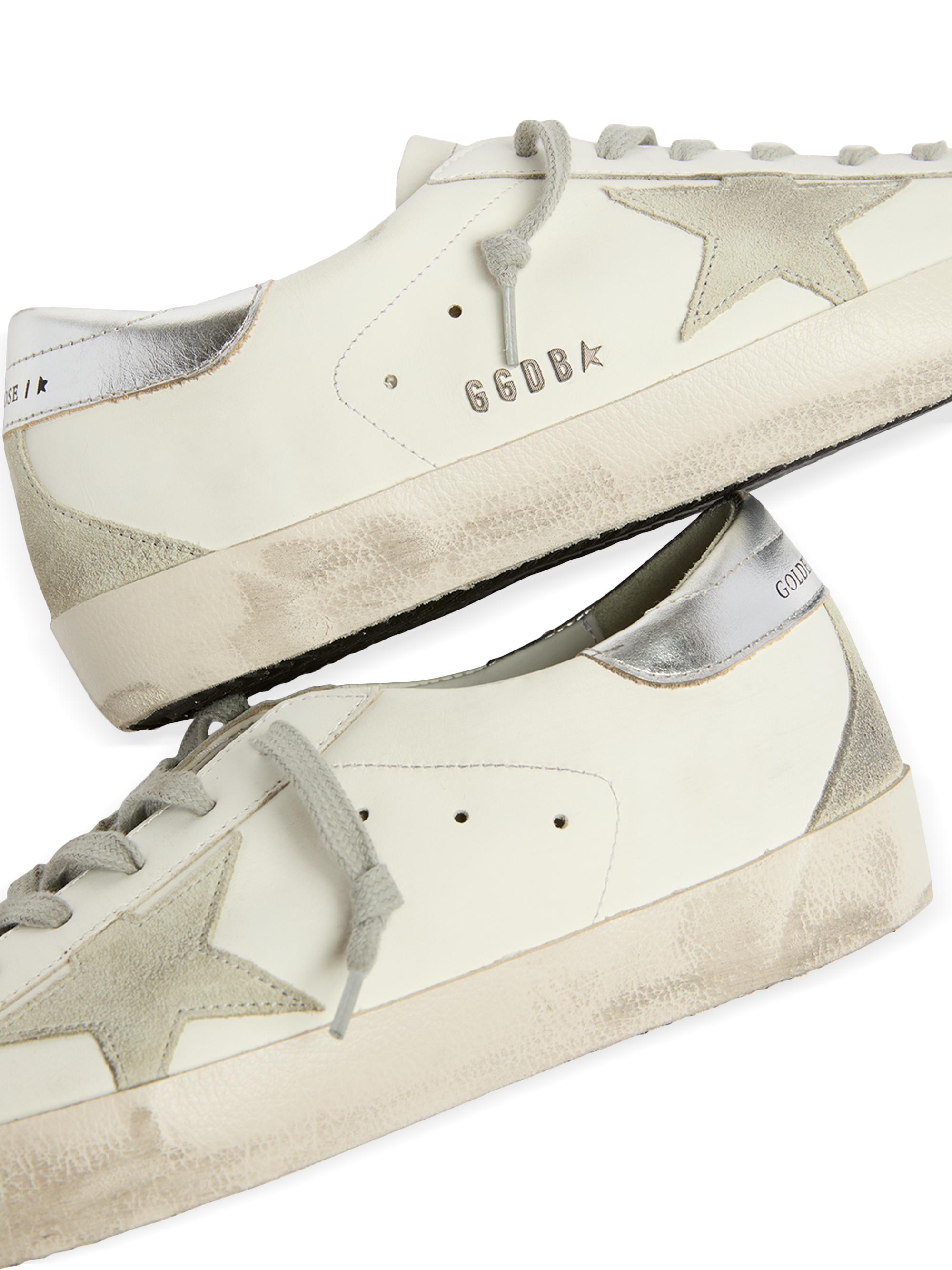 Golden Goose Super-Star Logo Leather Low-Top Sneakers | Saks Fifth