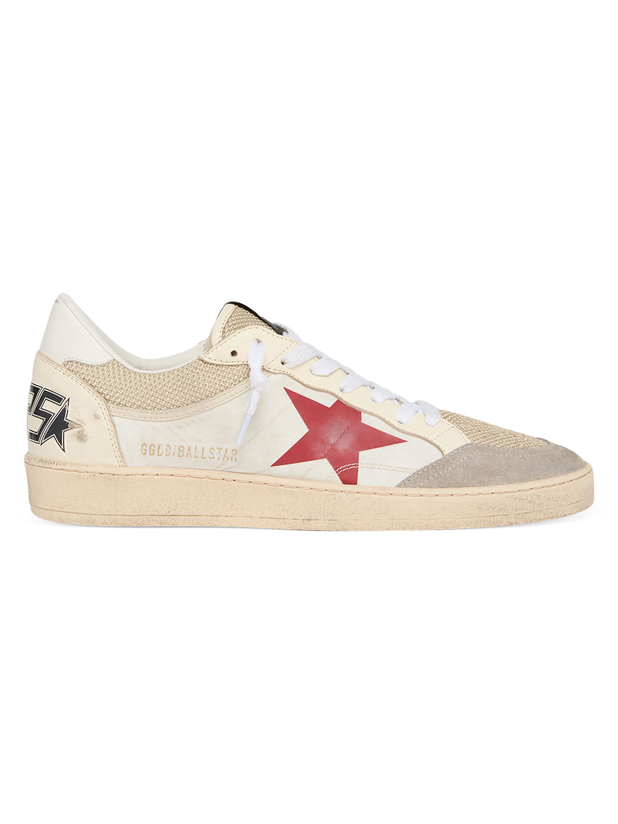 Golden Goose Ballstar Leather Low-Top Sneakers | Saks Fifth Avenue