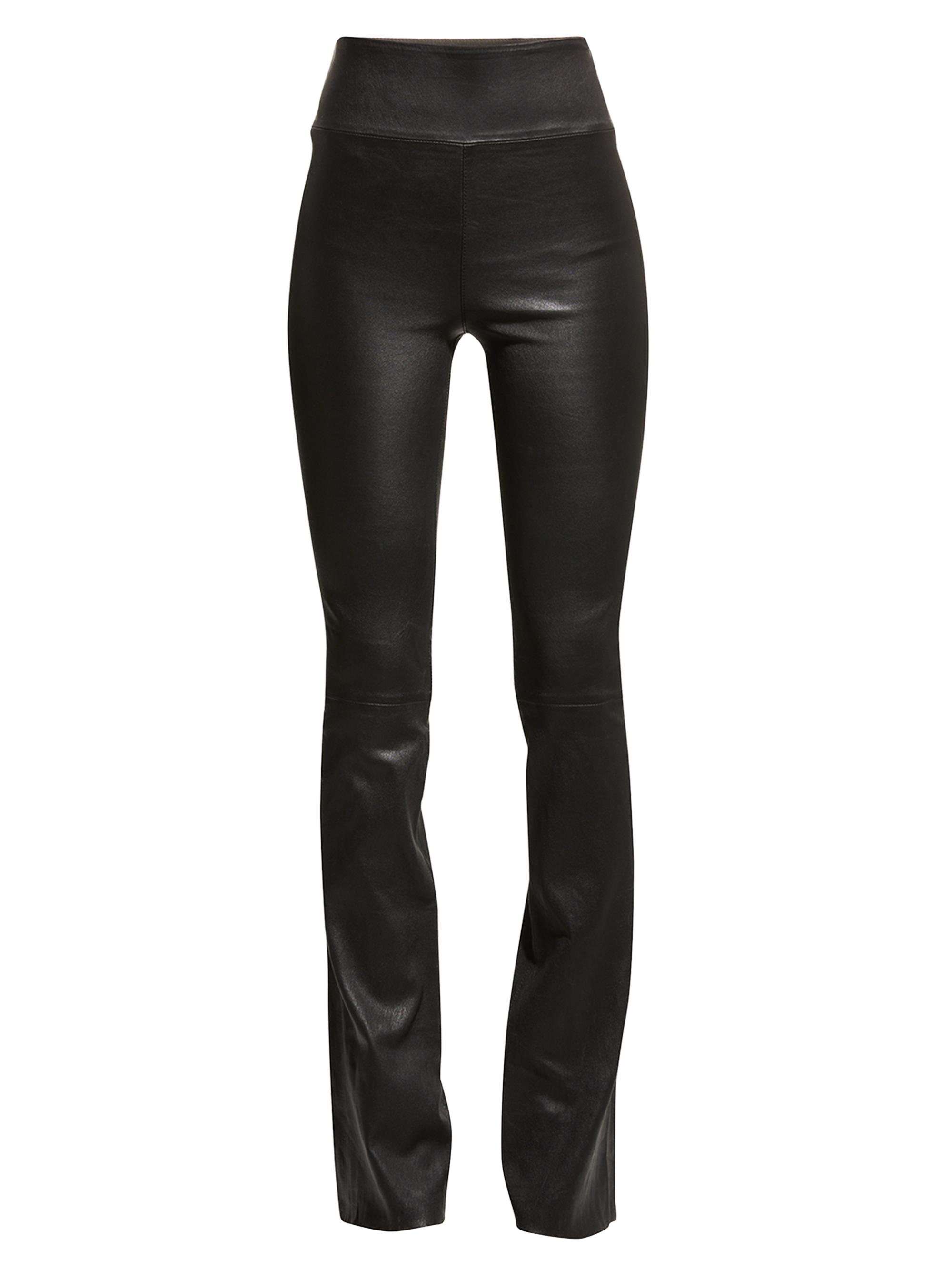 Mother ​The Insider Ankle-Crop Faux Leather Pants | Saks Fifth Avenue
