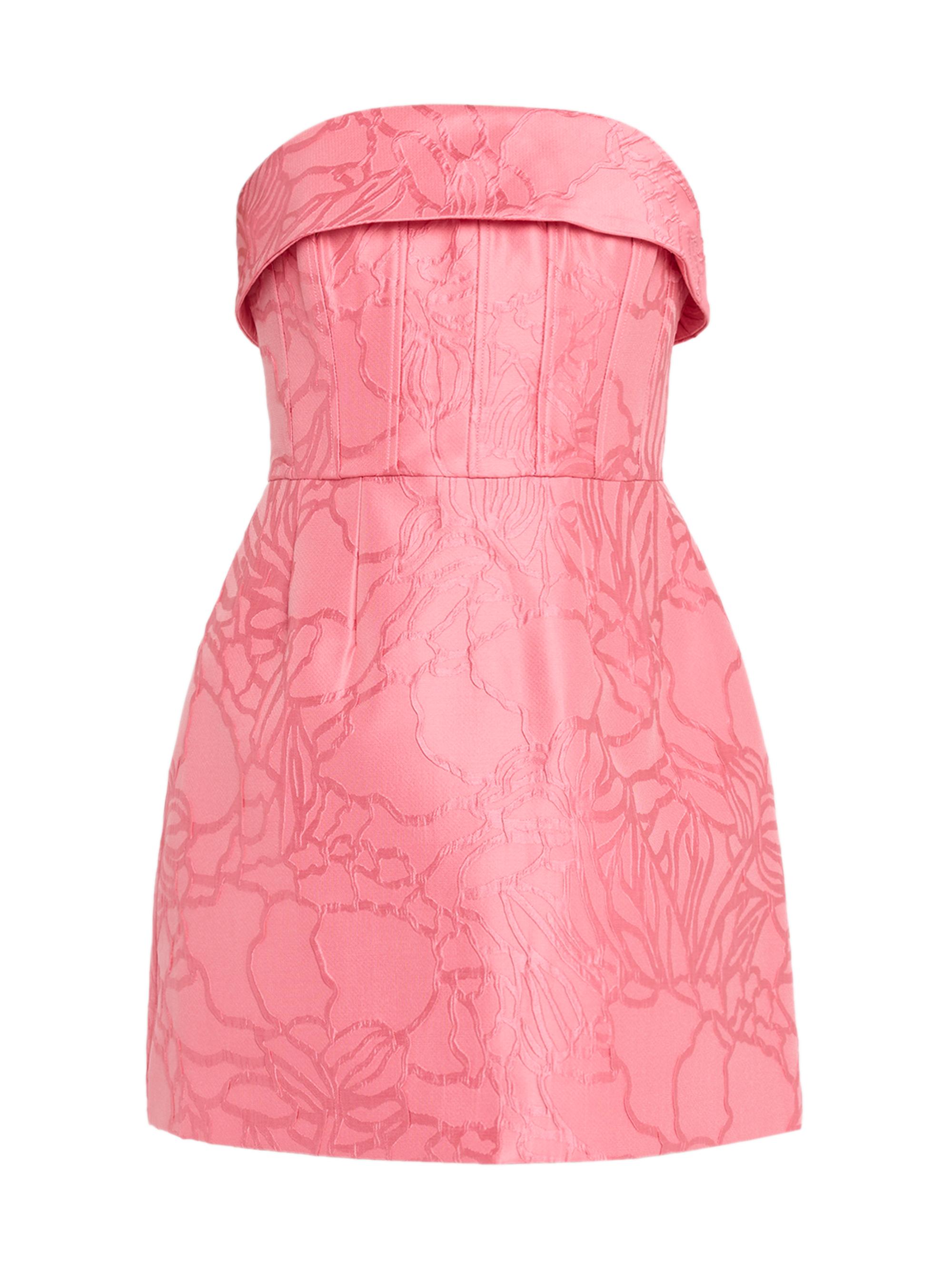 Rebecca Vallance Women's Petra Floral Jacquard Minidress - Pink