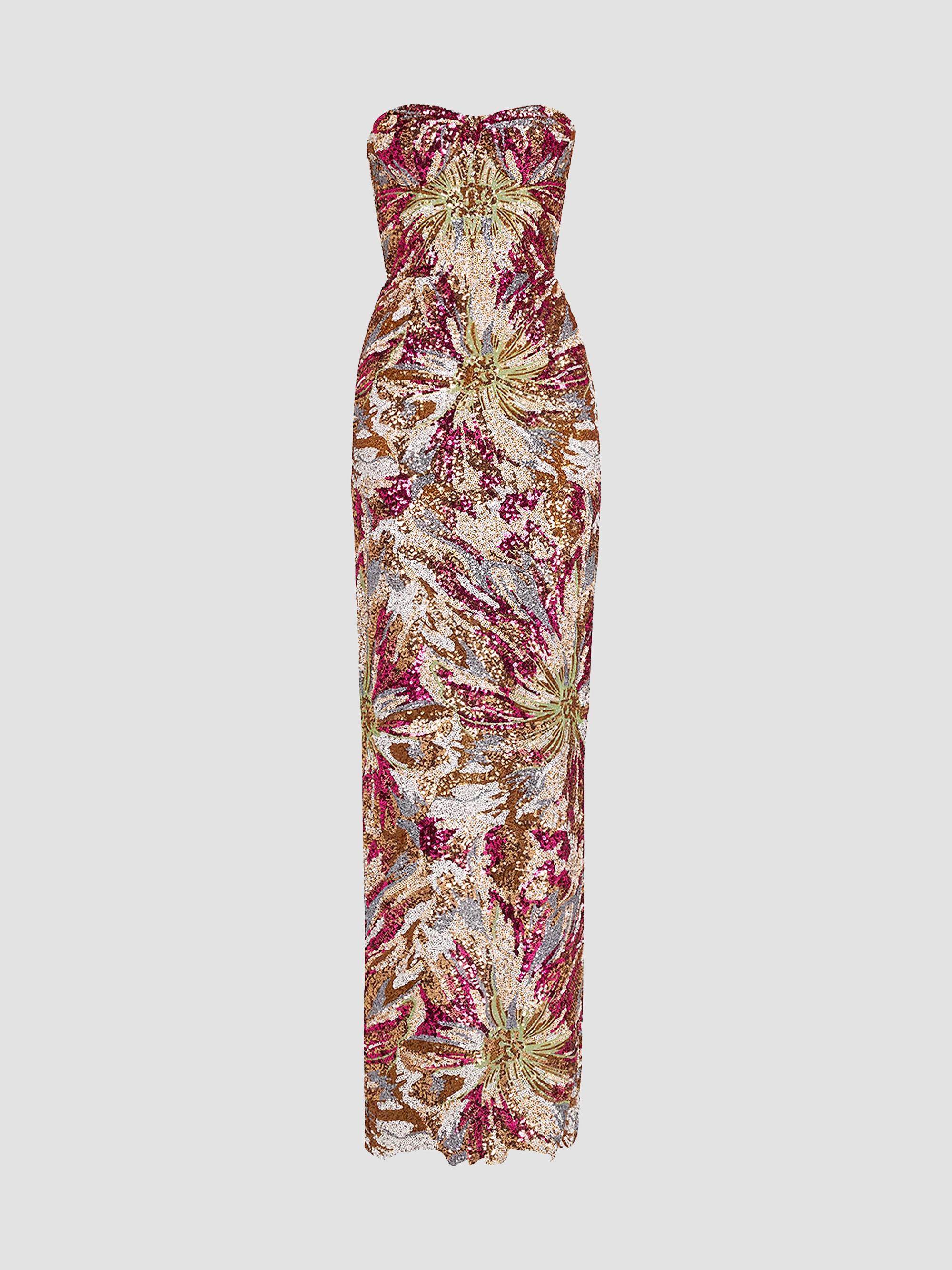 chinese dress ladies Allegra Sequin Maxi Dress