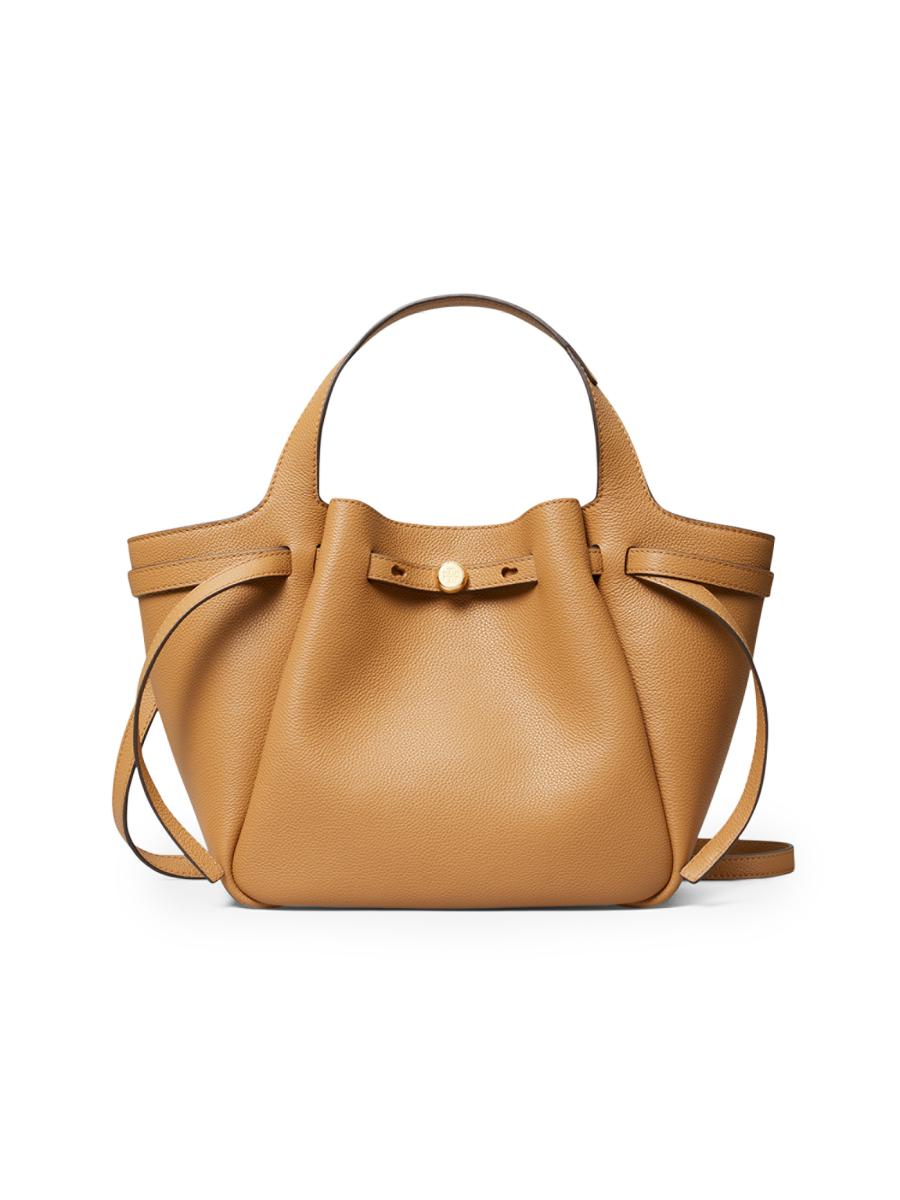 Tory Burch Women's Small Romy Leather Tote Bag In Brown