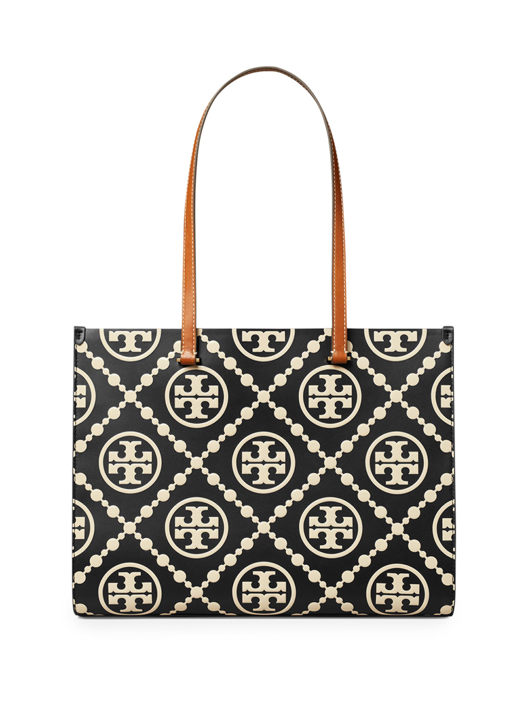 Tory Burch Ella Hand-Crochet Check Tote | Saks Fifth Avenue