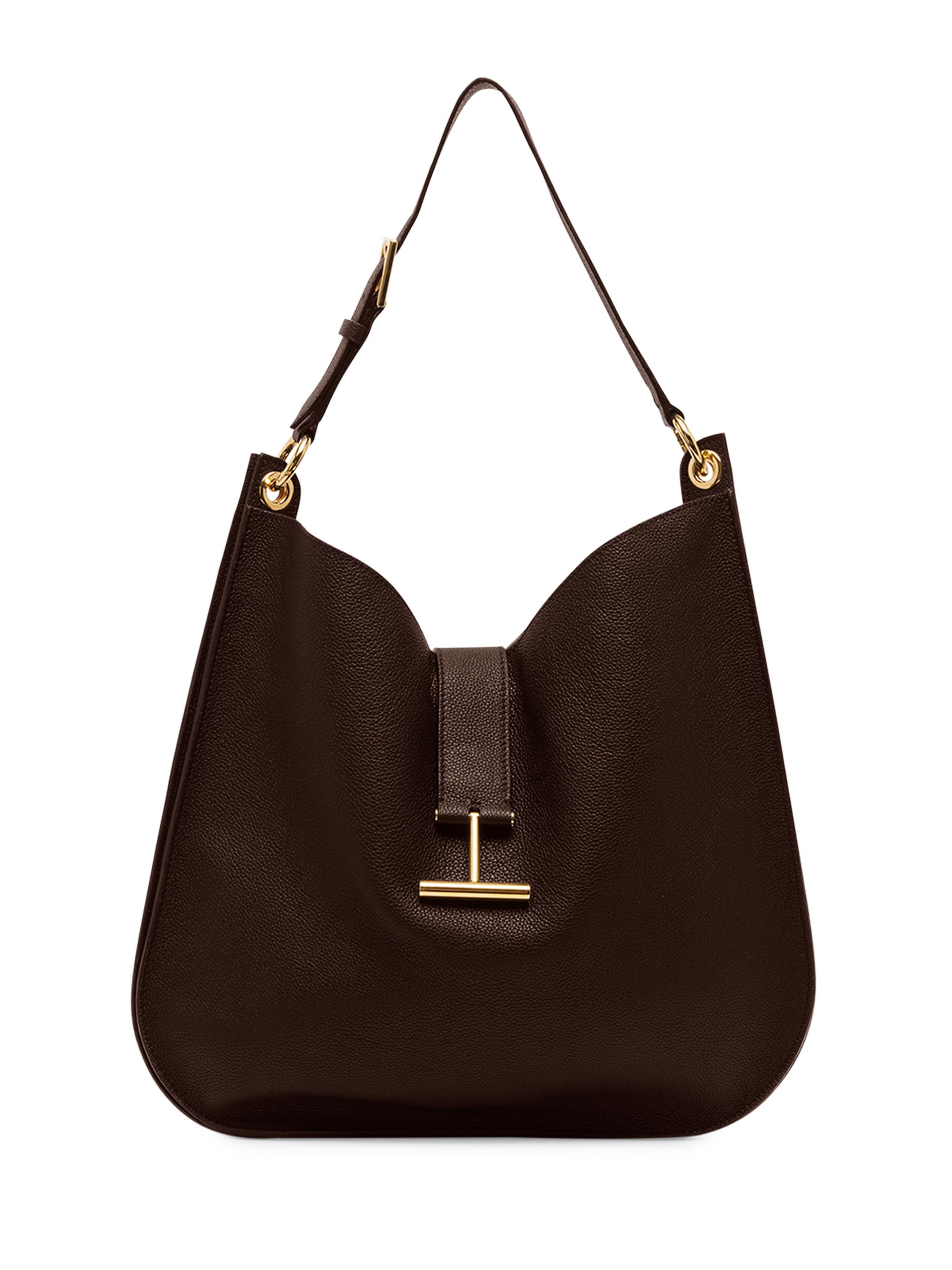 TOM FORD Women's  Tara Leather Hobo Bag - Espresso