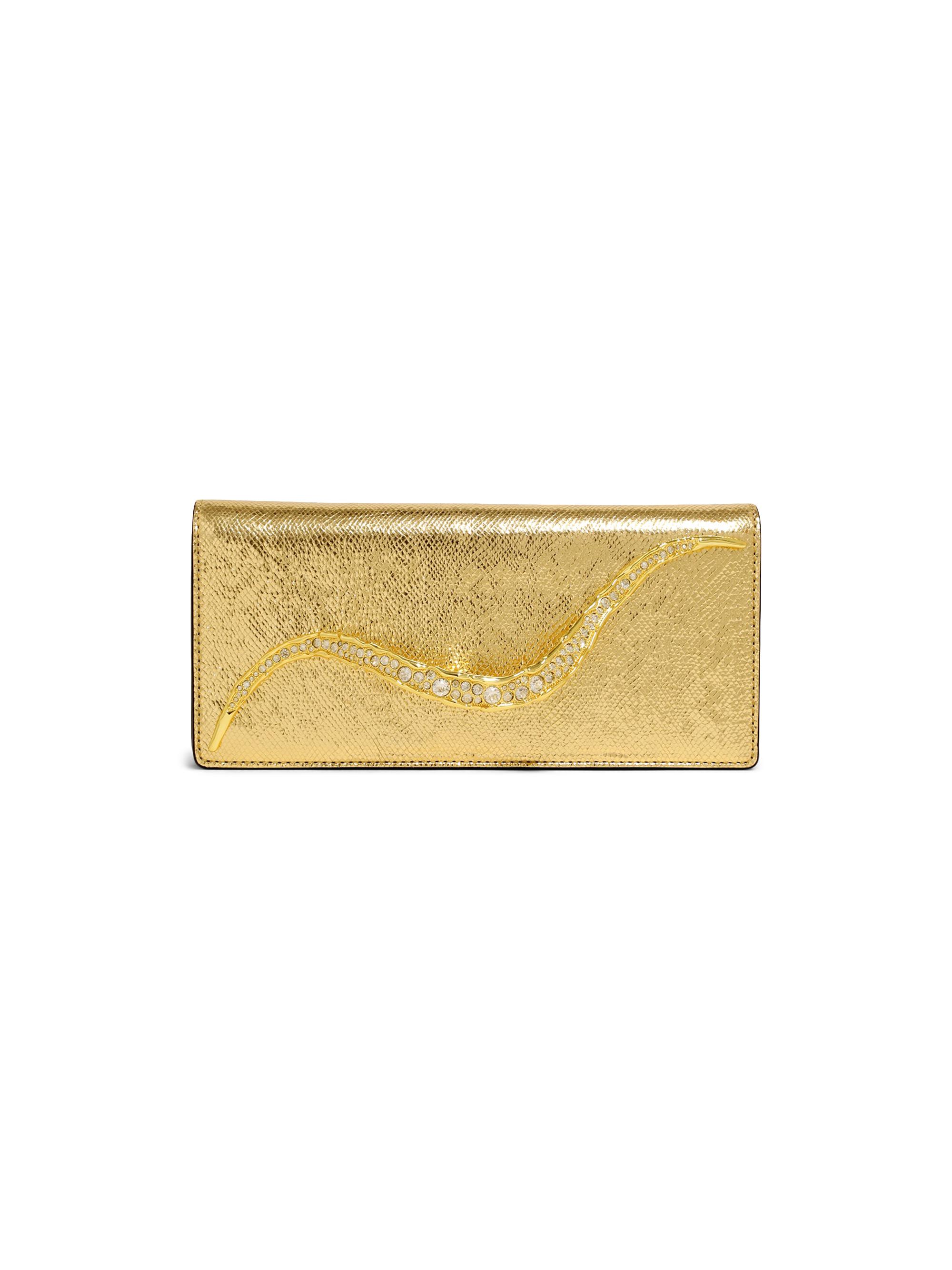 Alexis Bittar Women's Crystal Curve Clutch - Gold