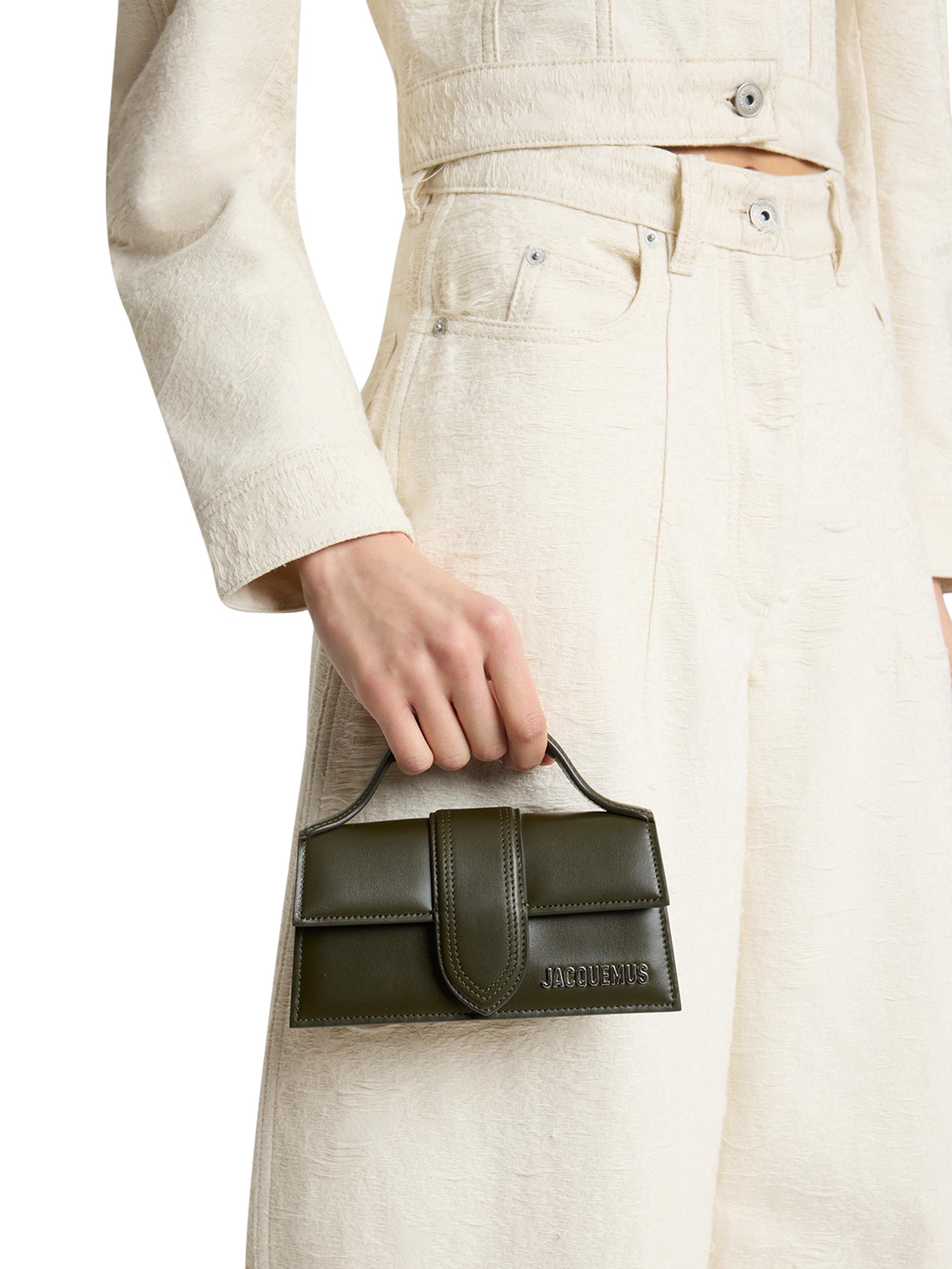 Jacquemus Le Bambino Leather Top Handle Bag | Saks Fifth Avenue