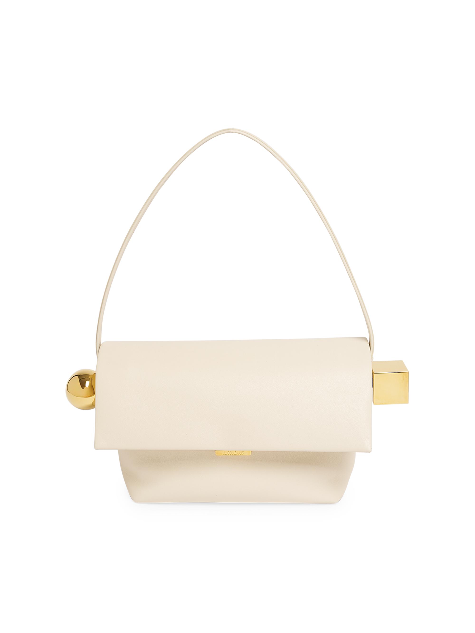 Jacquemus Women's Le Rond Carre Leather Shoulder Bag -