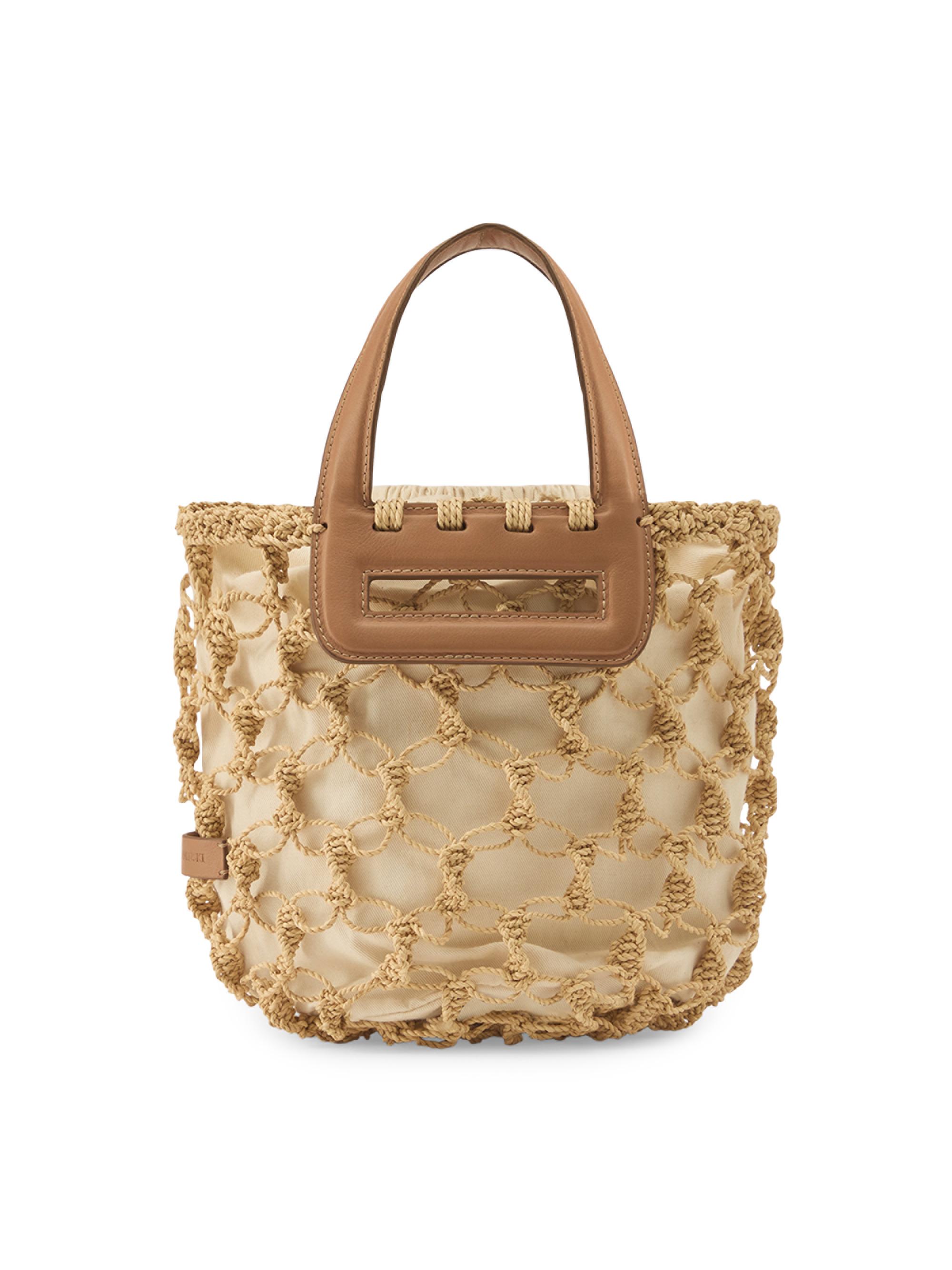 Prada Large Crochet Tote Bag | Saks Fifth Avenue
