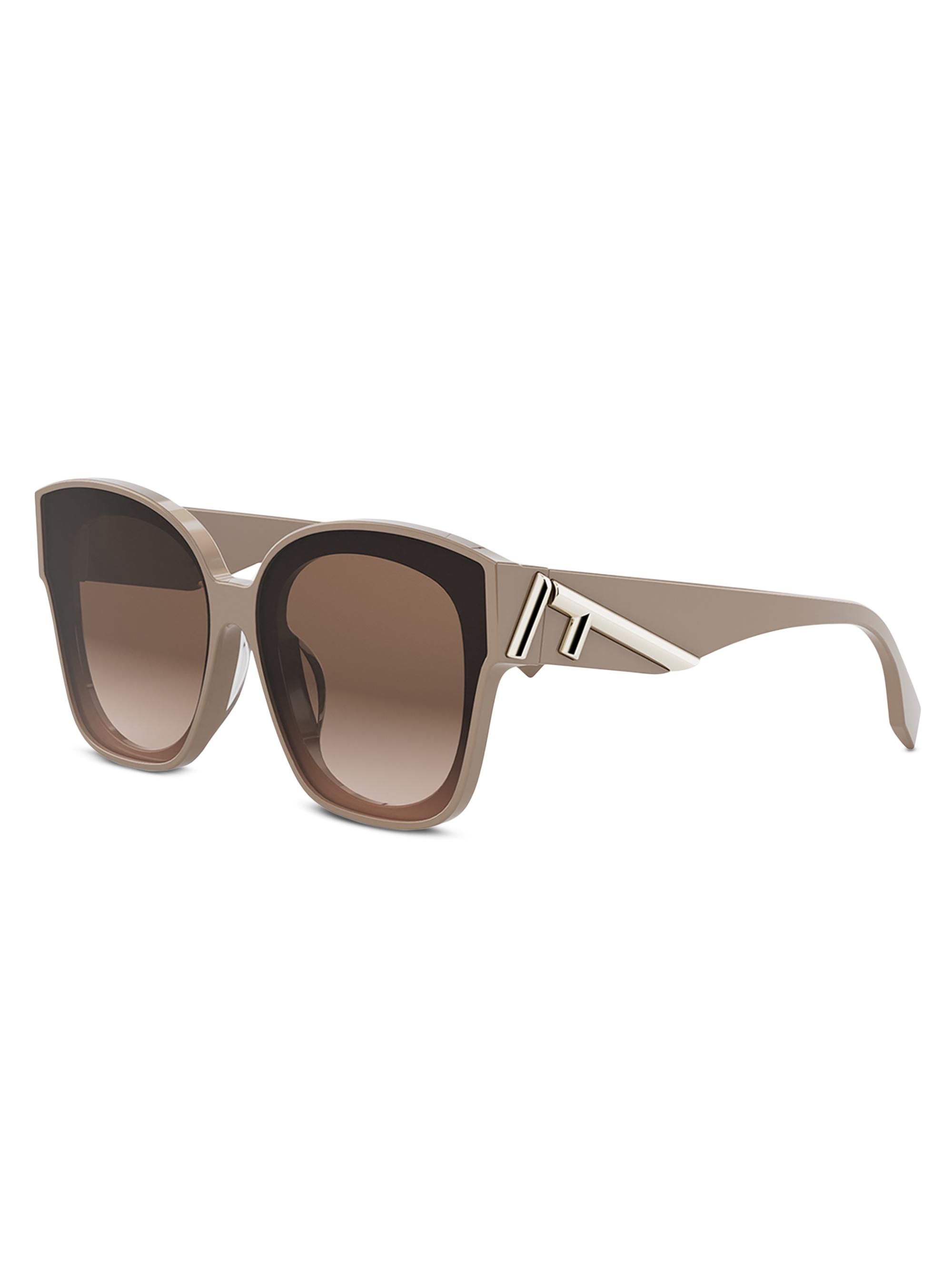CELINE Triomphe 55MM Geometric Sunglasses | Saks Fifth Avenue