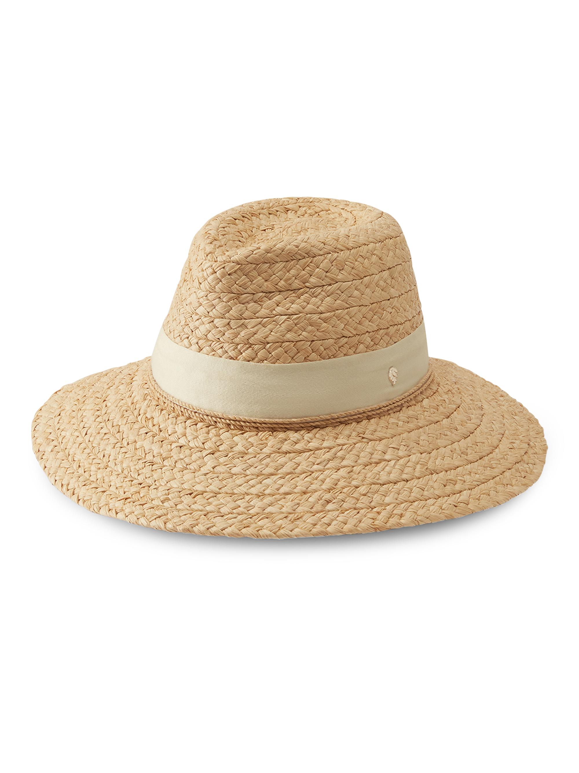 Helen Kaminski Women's Leoni Raffia Panama Hat - White Multi