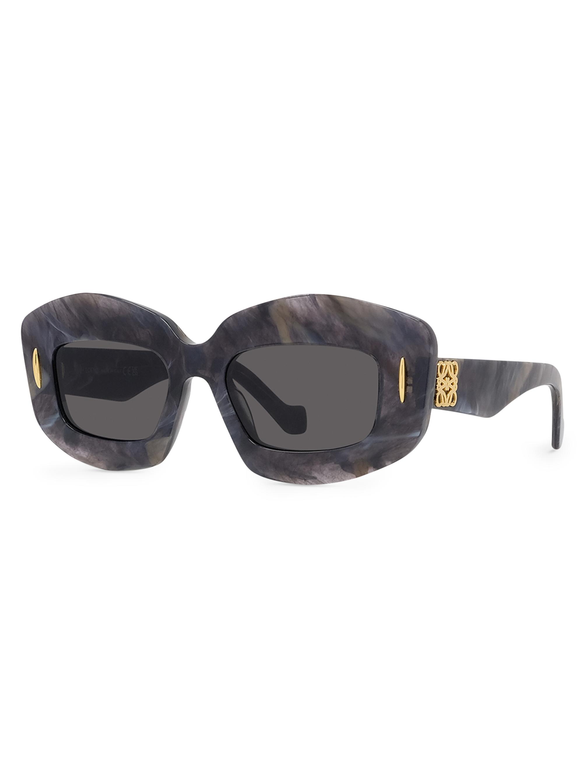 m⸜❤︎⸝ LOEWE Anagram 51MM Butterfly Sunglasses | Saks Fifth Avenue