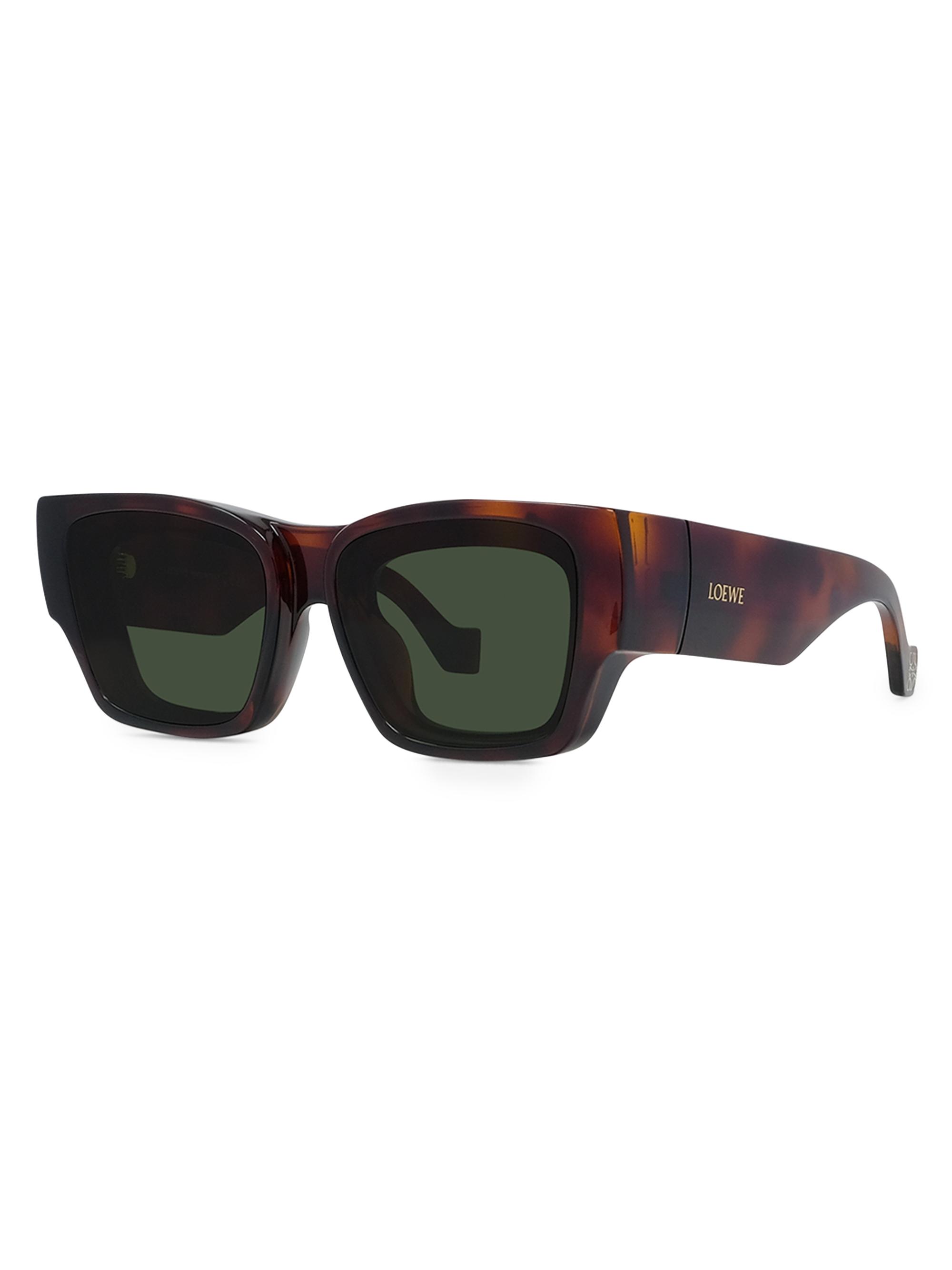 LOEWE Women's 56MM Square Sunglasses - Brown Green