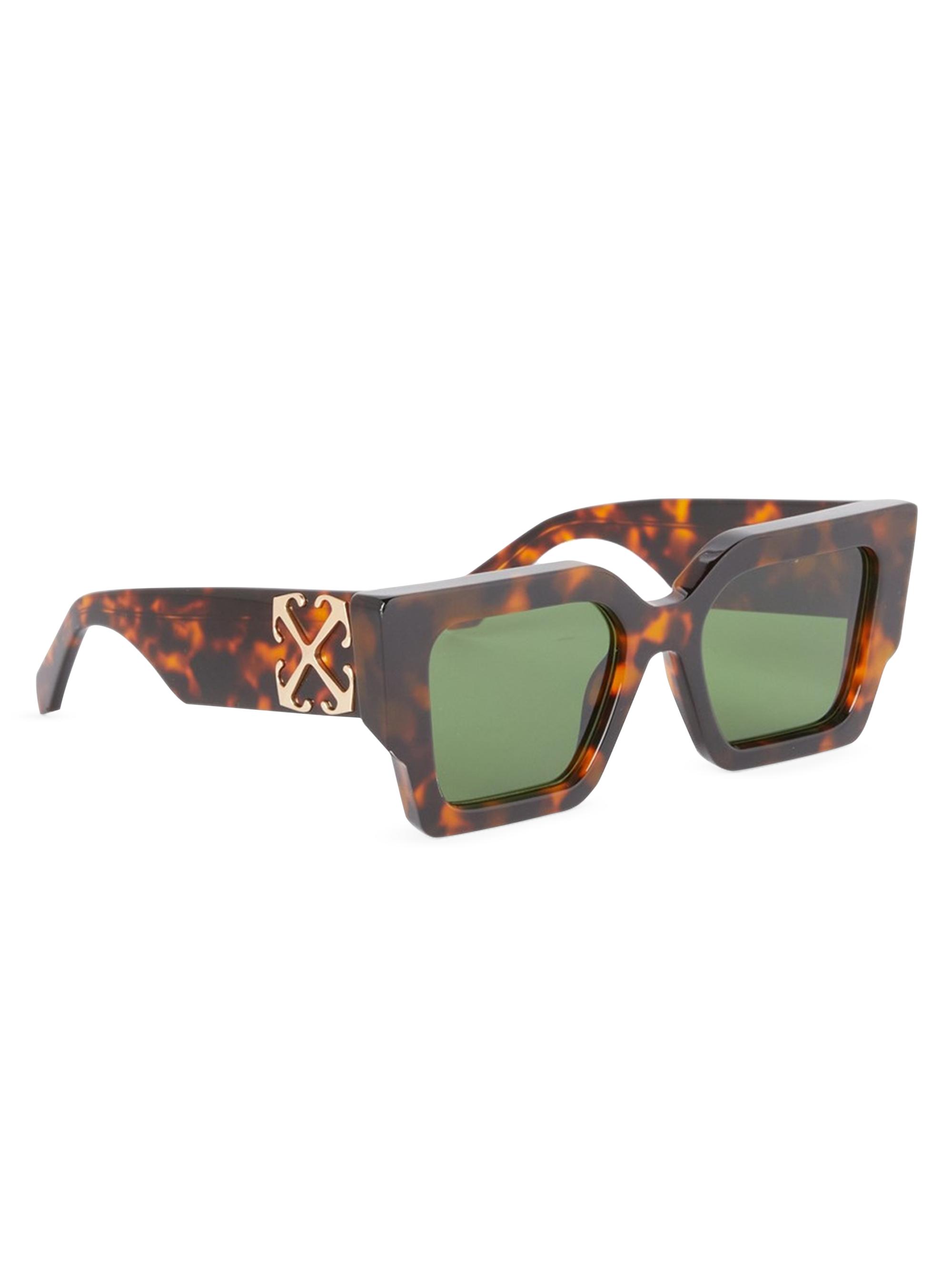 Off-White Women's Catalina 53MM Rectangular Sunglasses - Brown Pattern