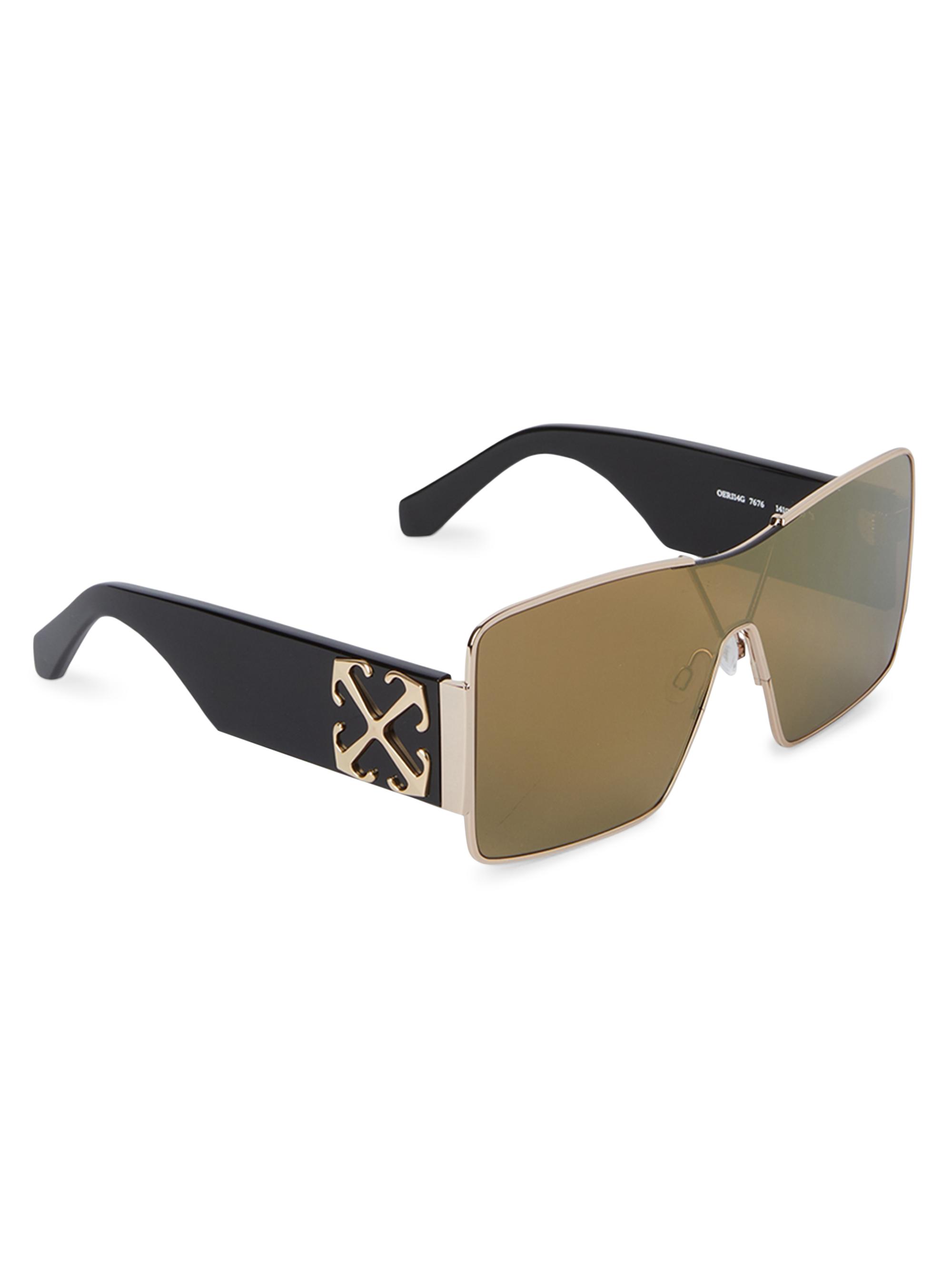 Off-White Women's Aspen 141MM Square Sunglasses - Gold
