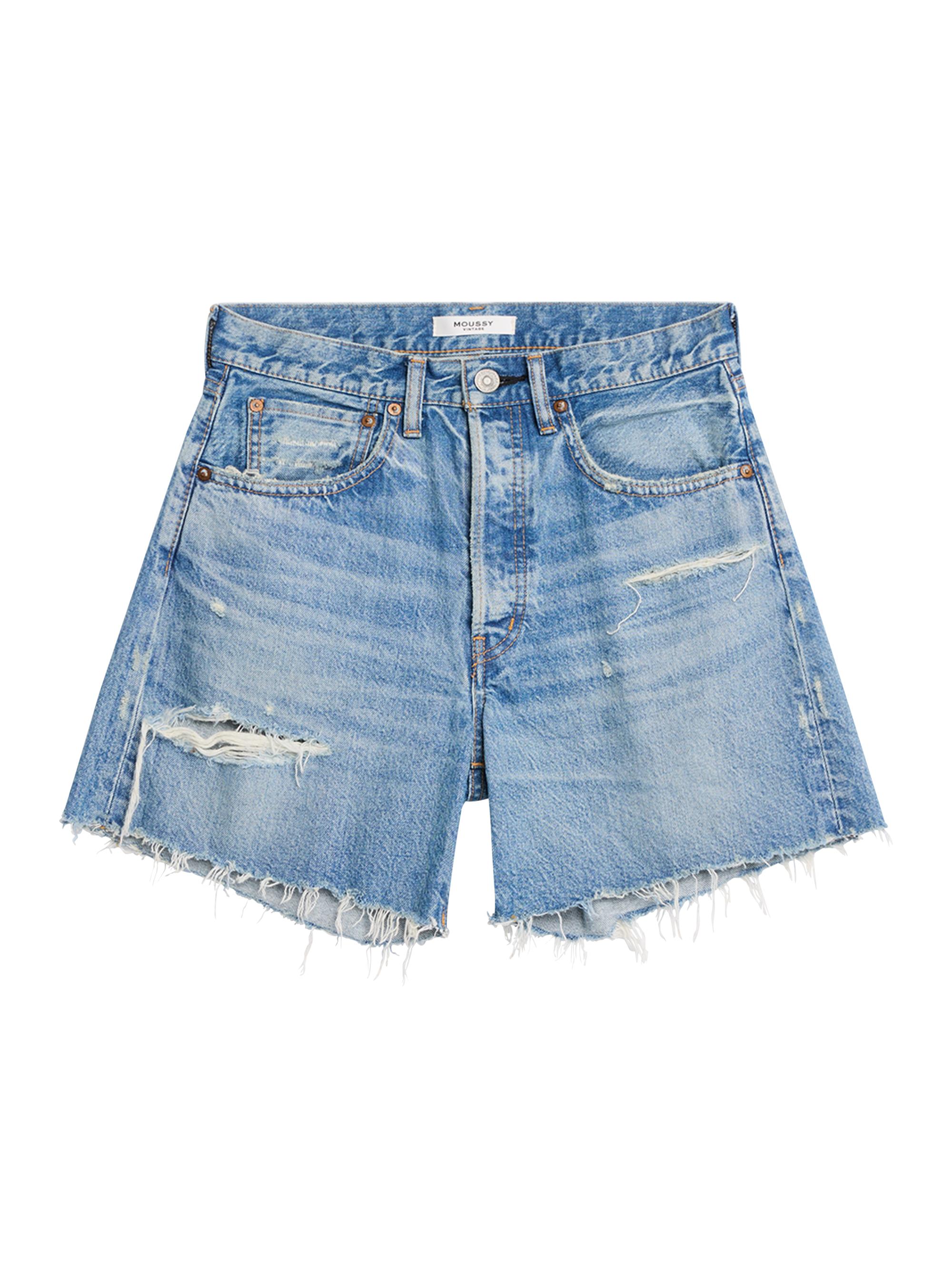 Zimmermann Rhiannon Fringed Denim Shorts | Saks Fifth Avenue