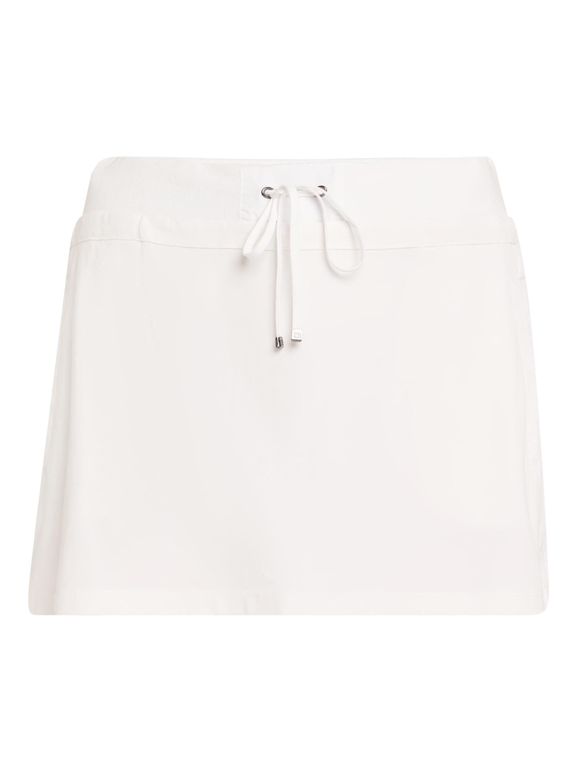 Blanc Noir Women's Summer Drawstring Skort - White