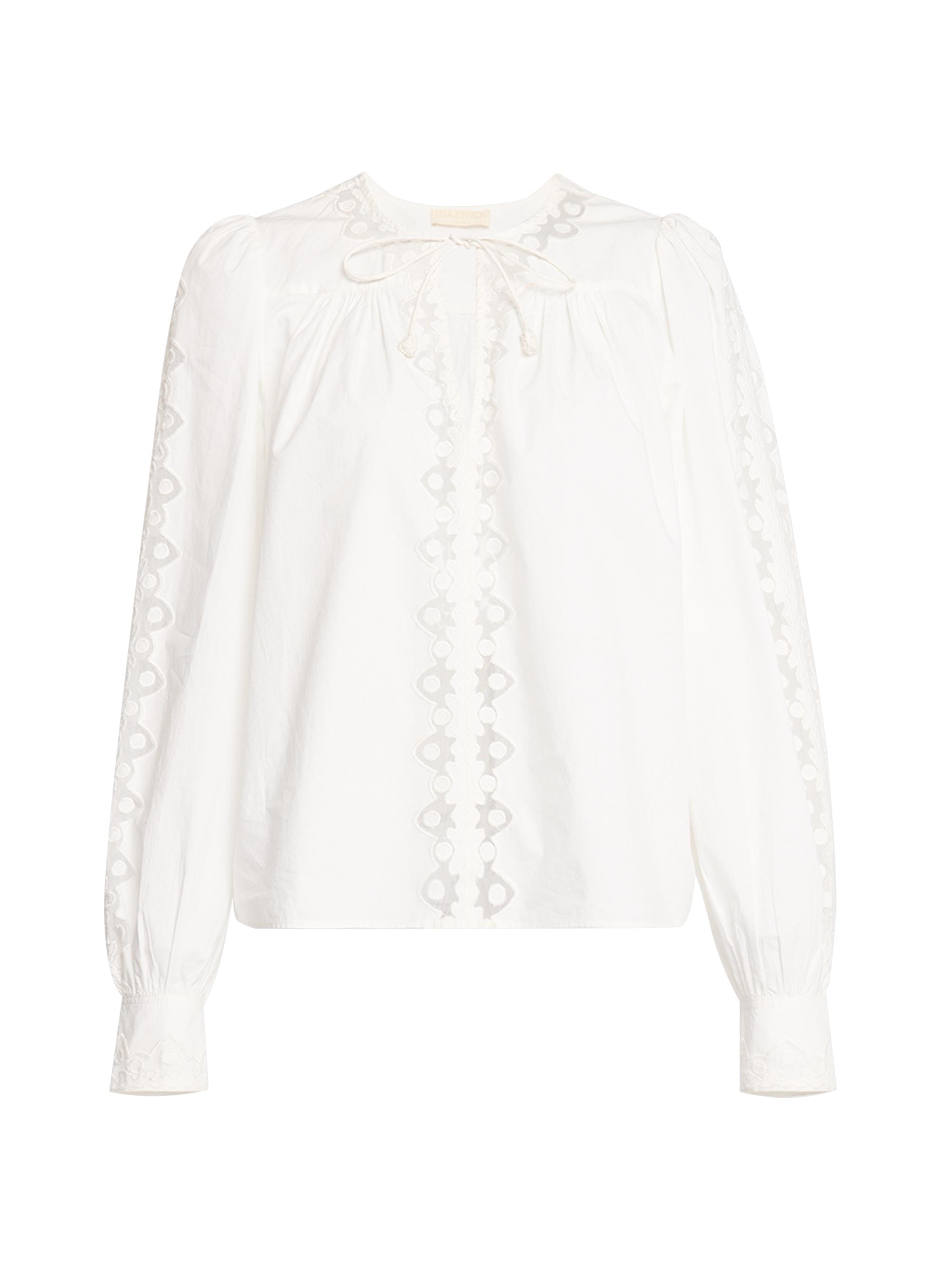 Ulla Johnson Women's Kady Long-Sleeve Blouse - White