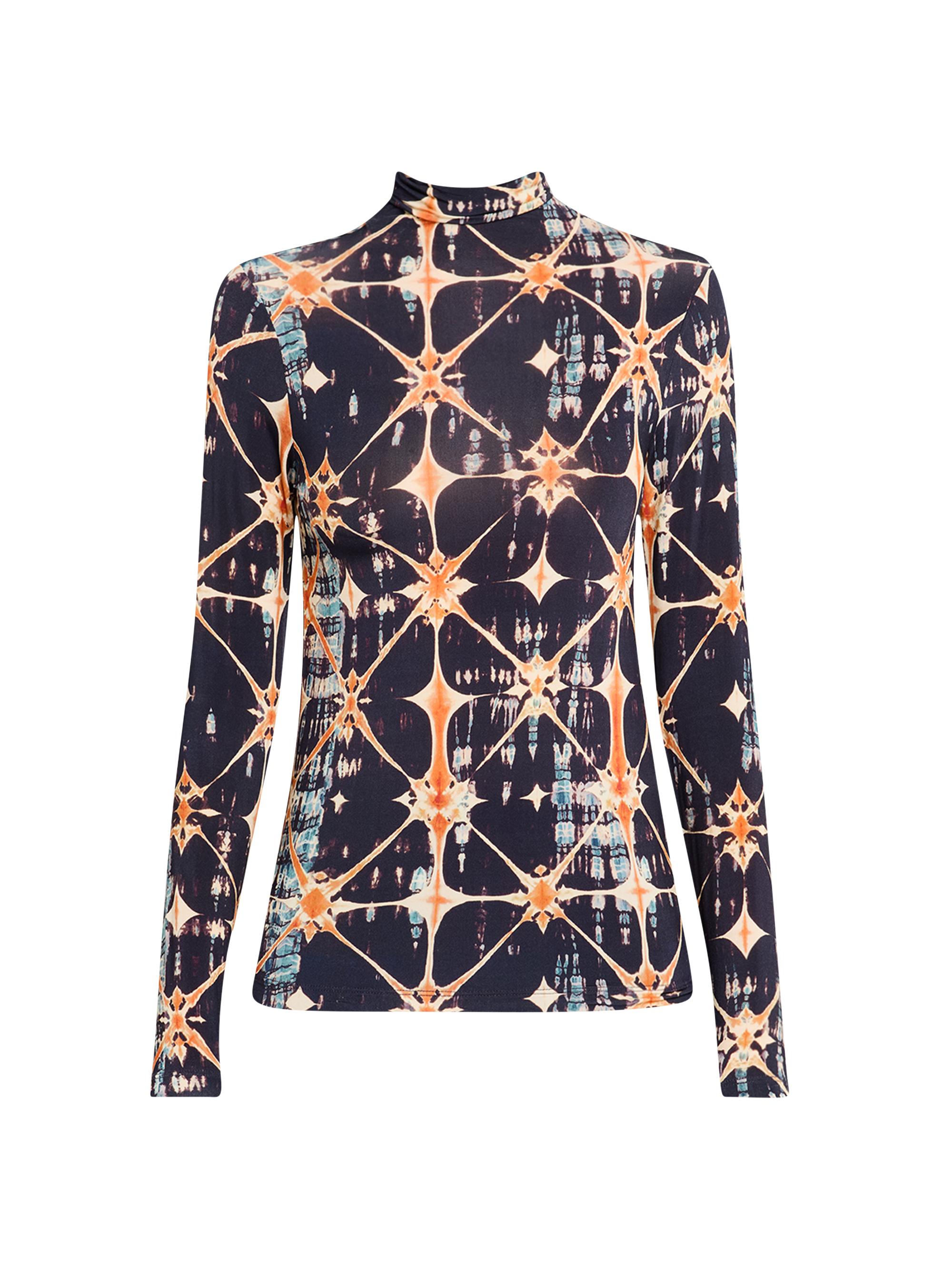 Ulla Johnson Women's Aurelia Long-Sleeve Turtleneck - Multi Pattern