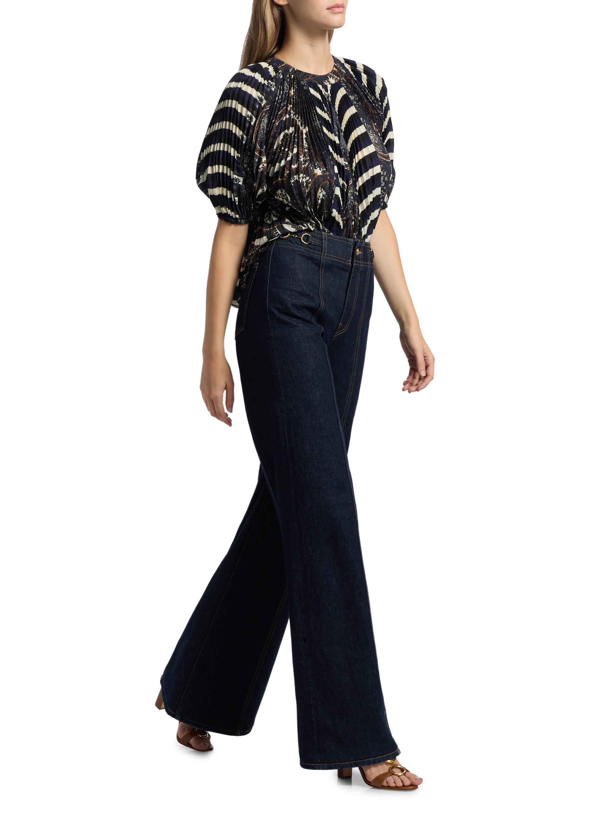 Ulla Johnson Delphine Hight-Rise Wide-Leg Jeans Saks Fifth Avenue