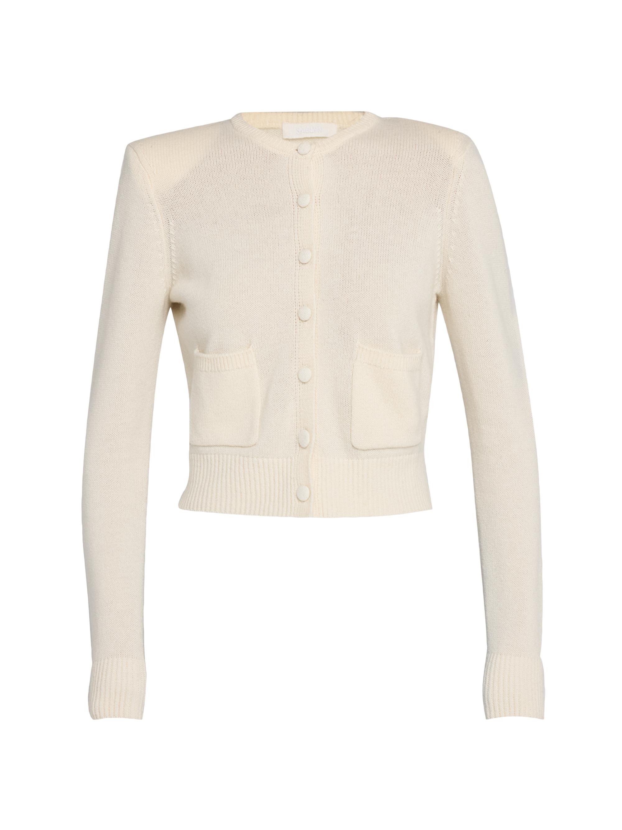 Sablyn Women's Emilia Cashmere Cardigan - White
