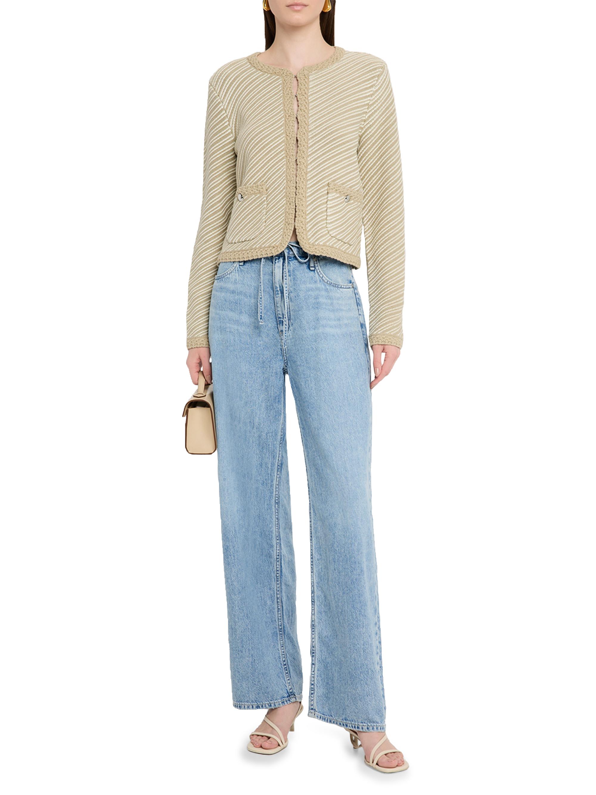 rag & bone Claire Crochet-Trim Cardigan | Saks Fifth Avenue