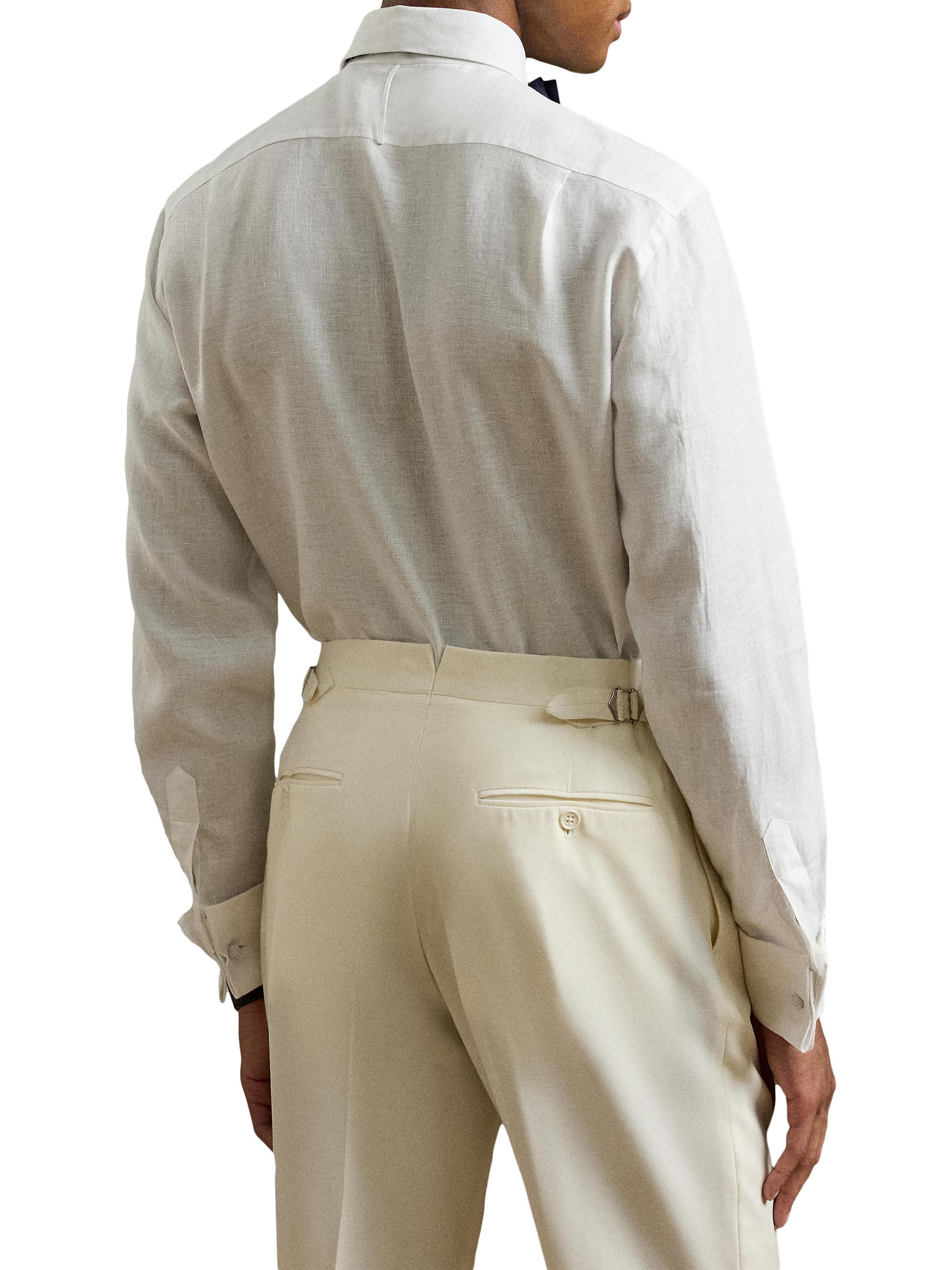 ralph lauren french cuff dress shirts Ralph Lauren Men's Piqu-Bib French Cuff Tuxedo Shirt