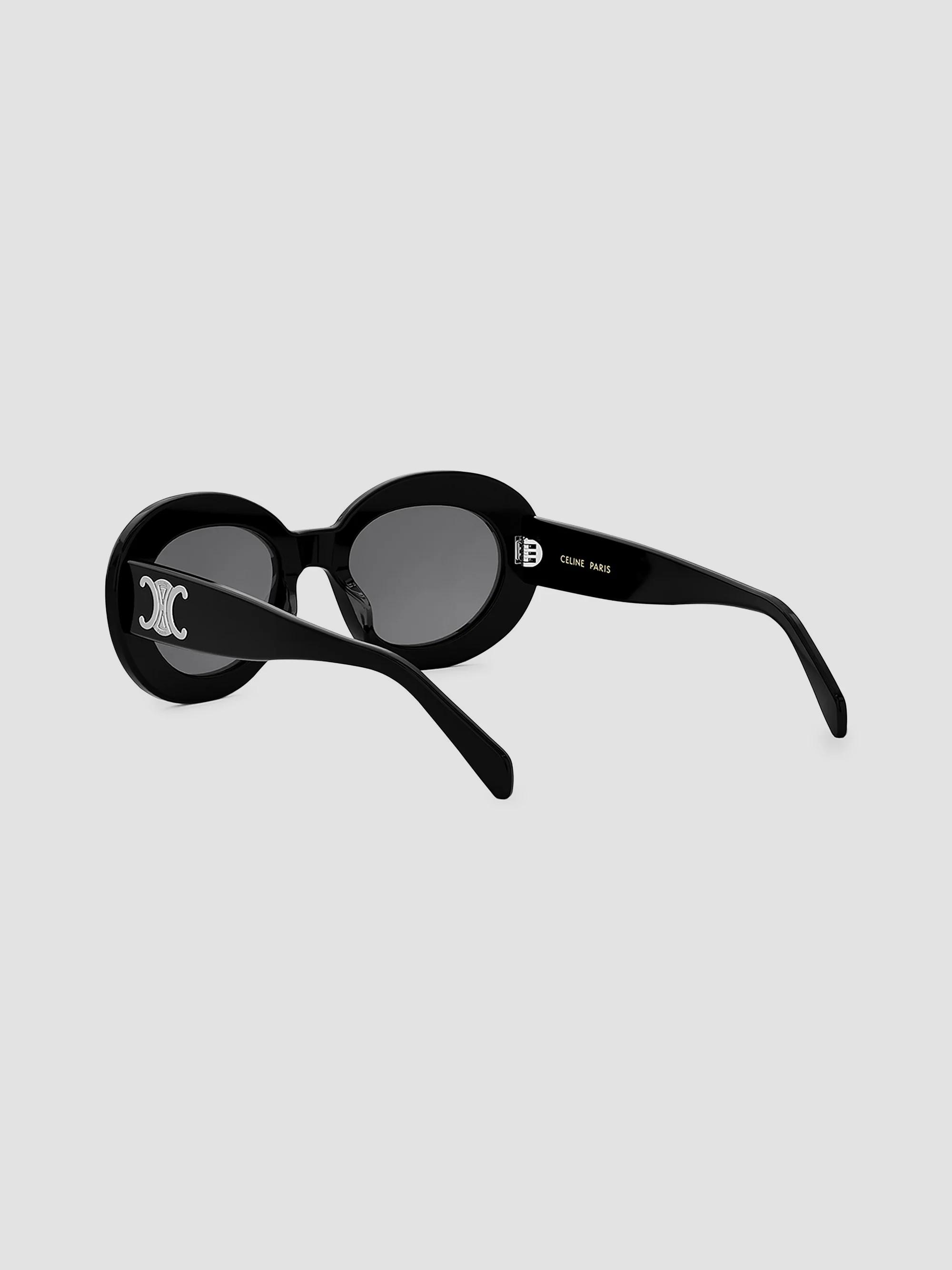 CELINE Triomphe 42MM Round Sunglasses | Saks Fifth Avenue