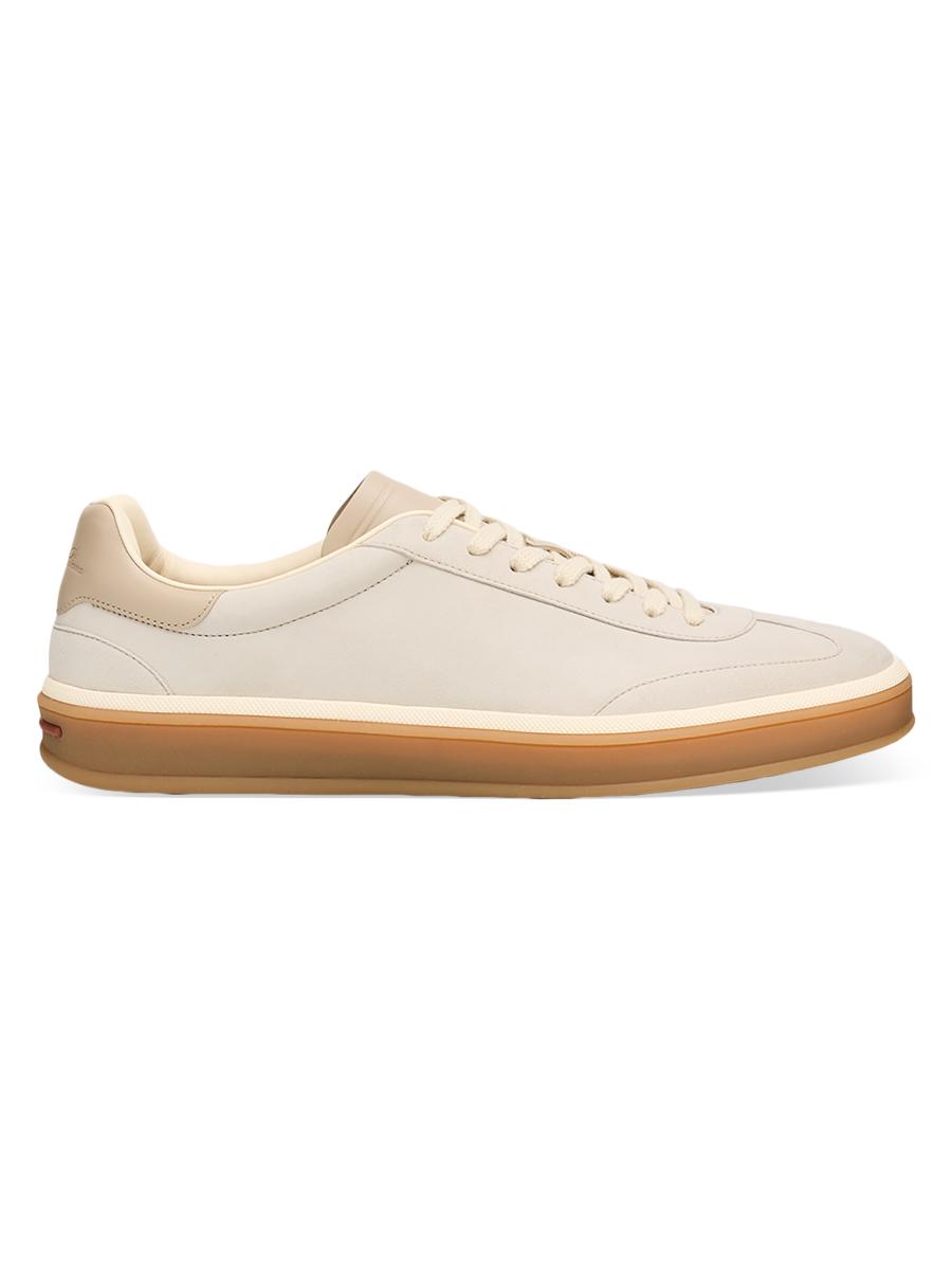 Loro Piana Tennis Walk Suede & Leather Sneakers | Saks Fifth Avenue
