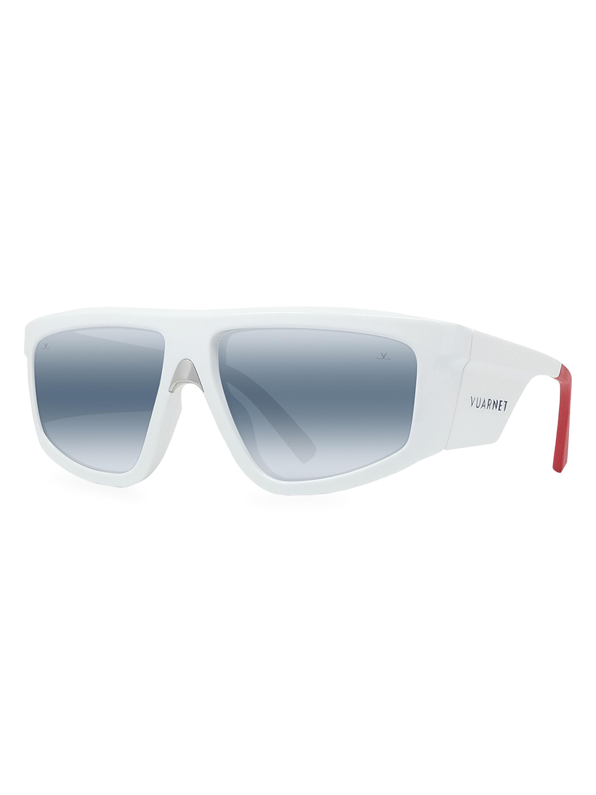 Vuarnet Men's Altitude 03 58MM Rectangle Sunglasses - White