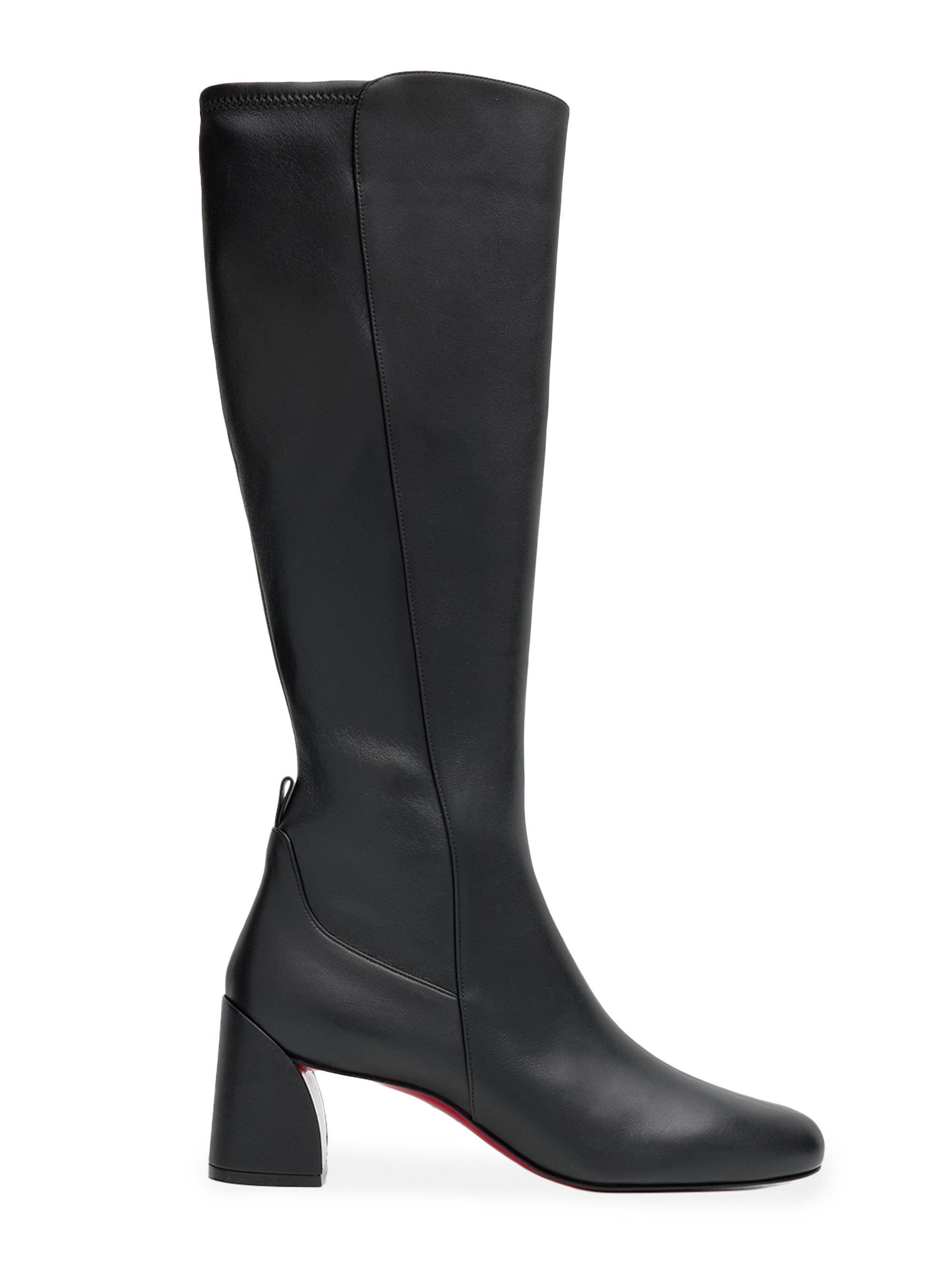 Christian Louboutin Booty Lock 70MM Leather Boots | Saks Fifth Avenue