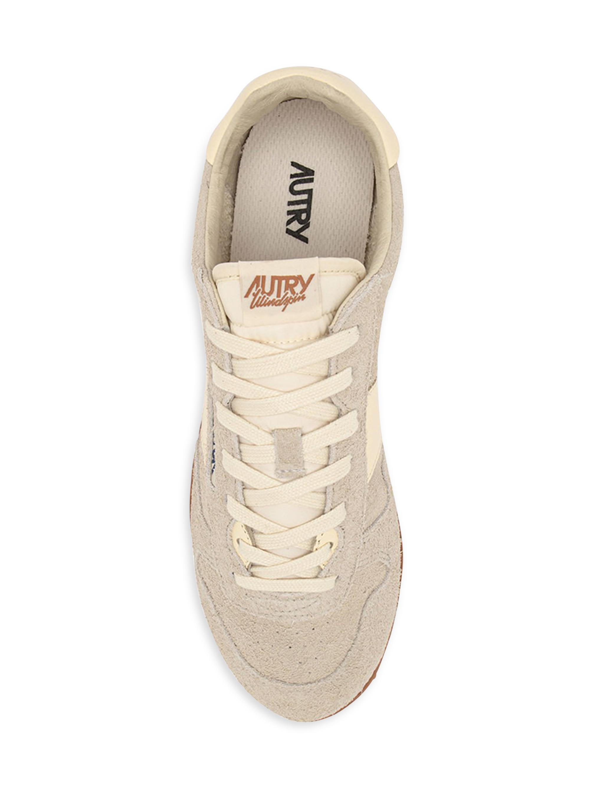 Windspin Retro Leather Sneakers