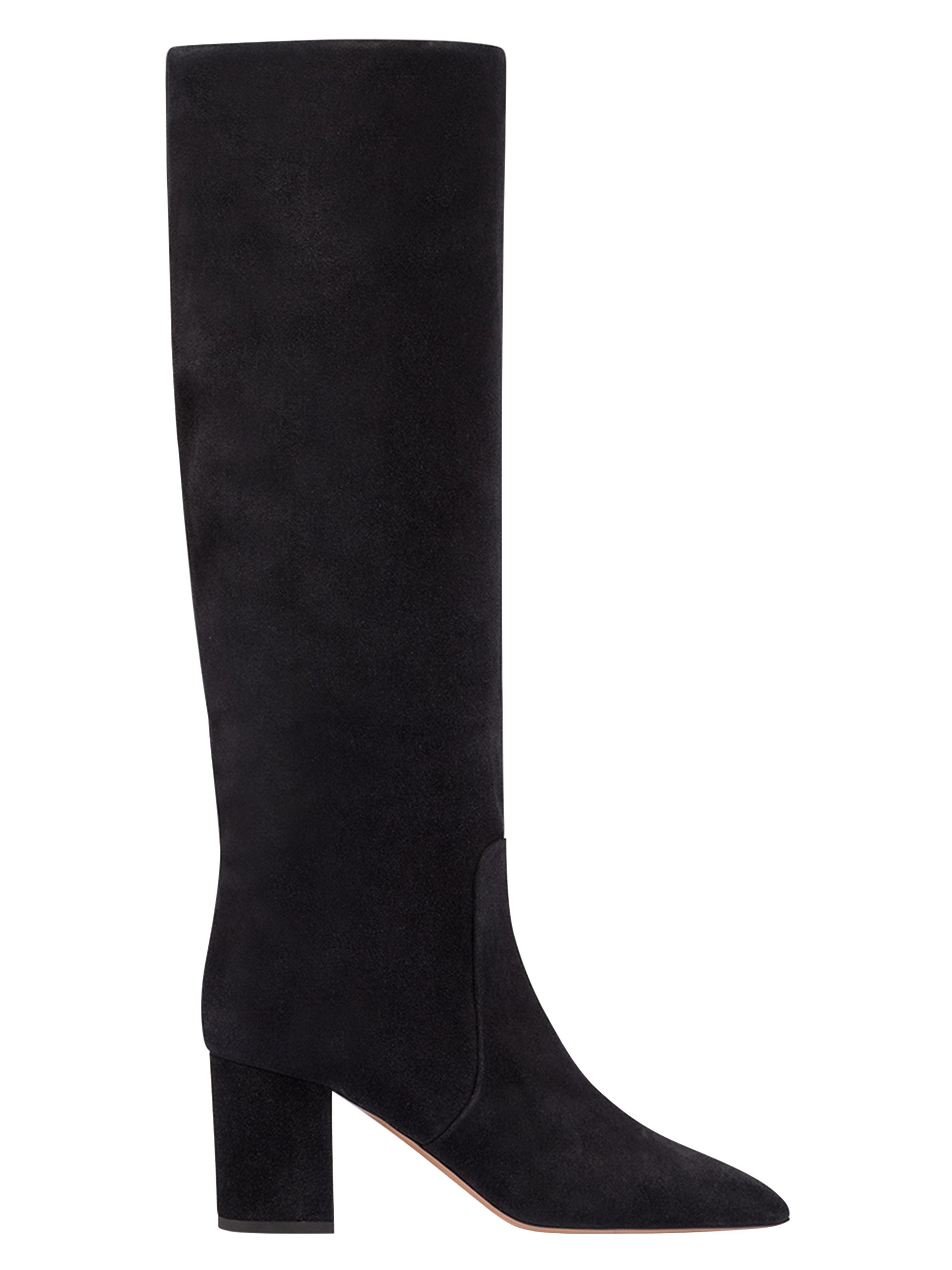 Paris Texas Women's Anja 70MM Suede Knee-High Boots - Black