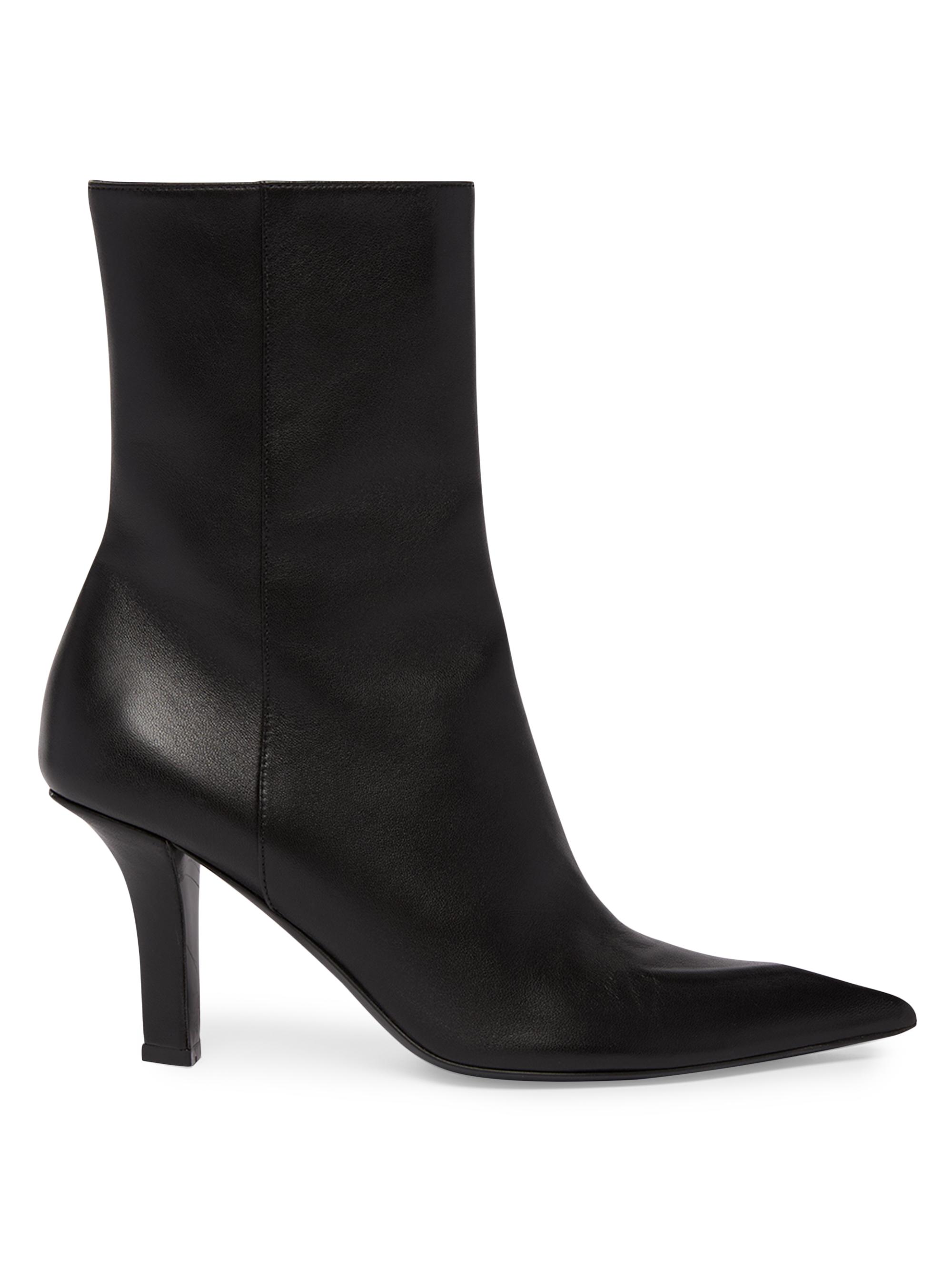 MICHAEL Michael Kors Selina 75MM Leather Ankle Booties | Saks