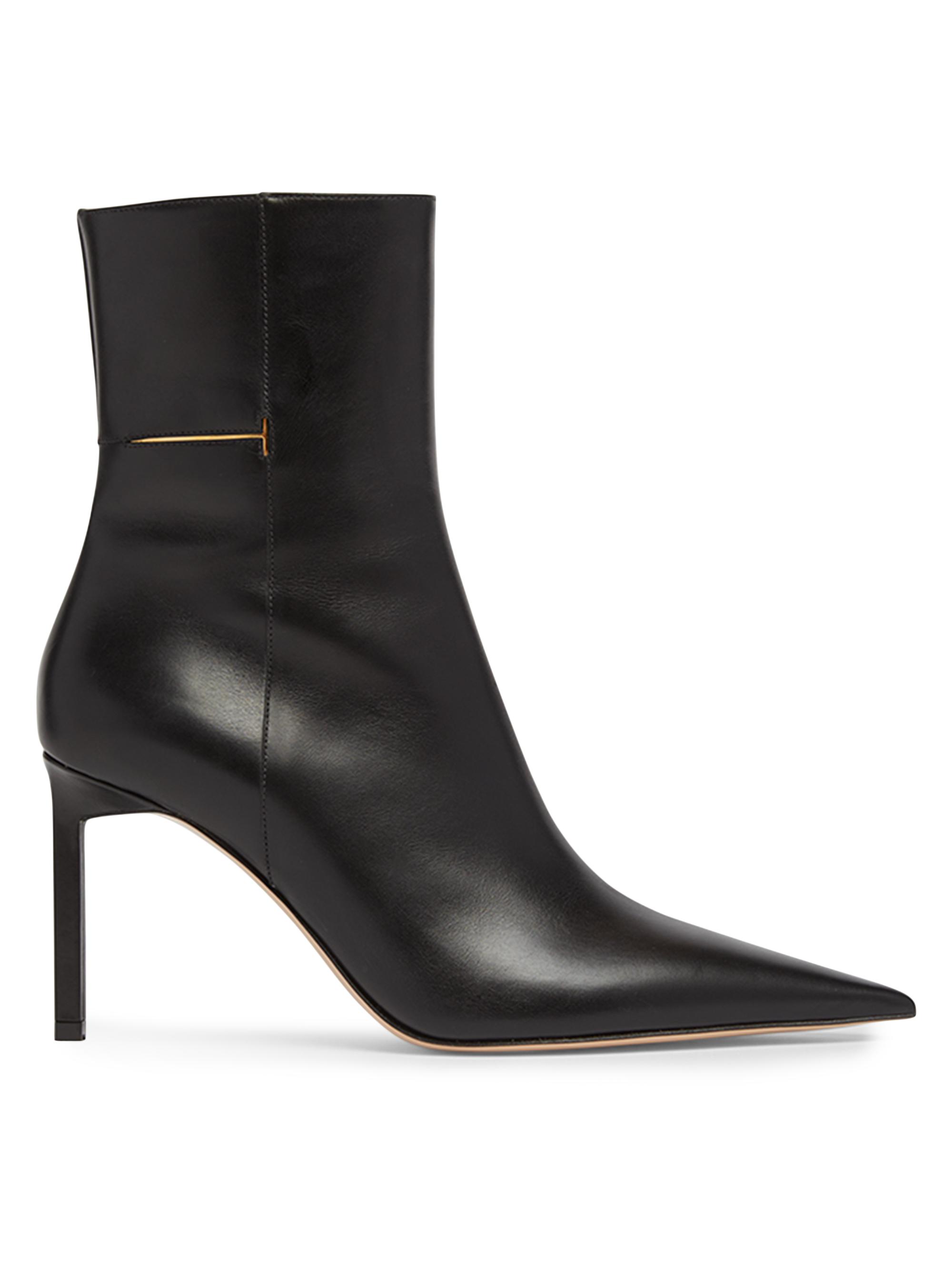TOM FORD Women's Julianne 85MM Leather Ankle Boots - Black