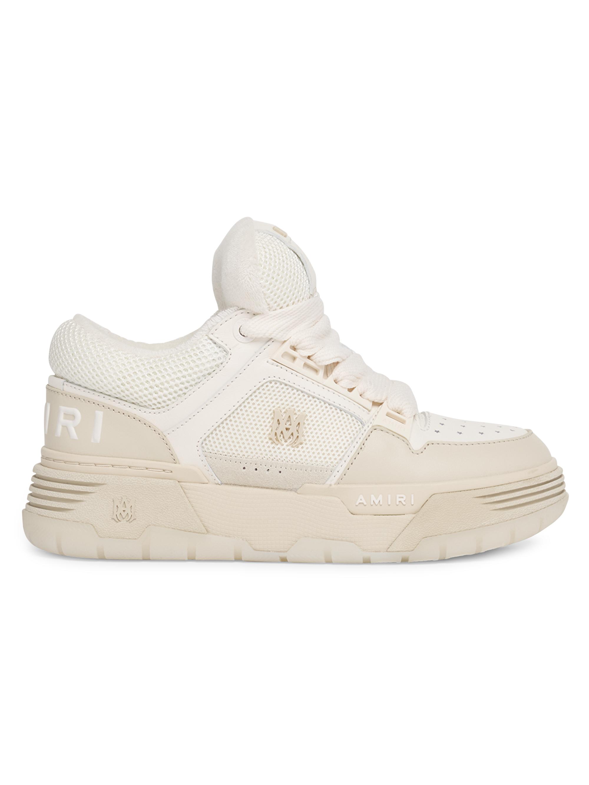 Amiri Women's MA-1 Mesh & Leather Chunky Sneakers - Light Beige