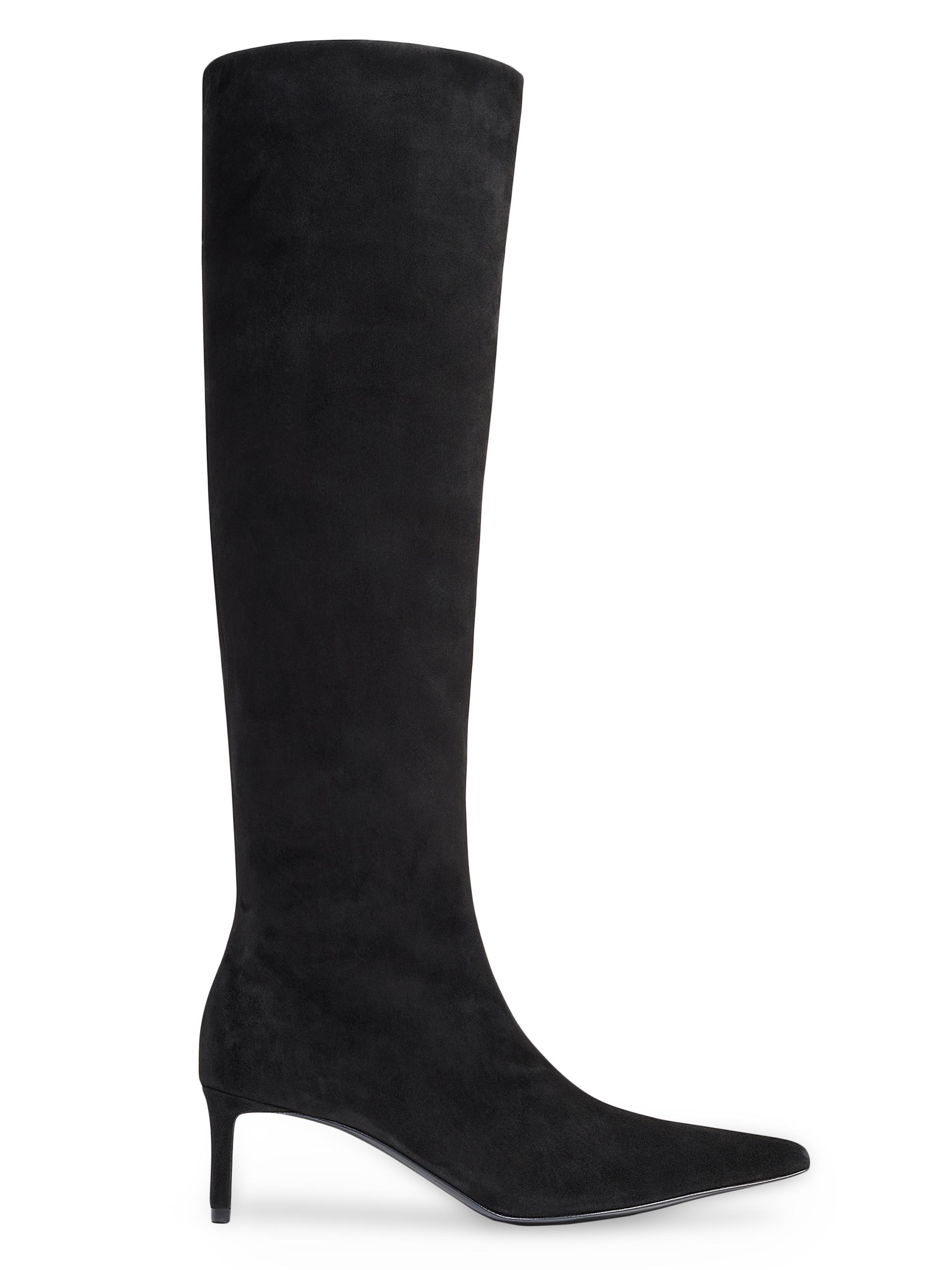 Aquazzura Saint Honore Suede Mid-Calf Boots | Saks Fifth Avenue