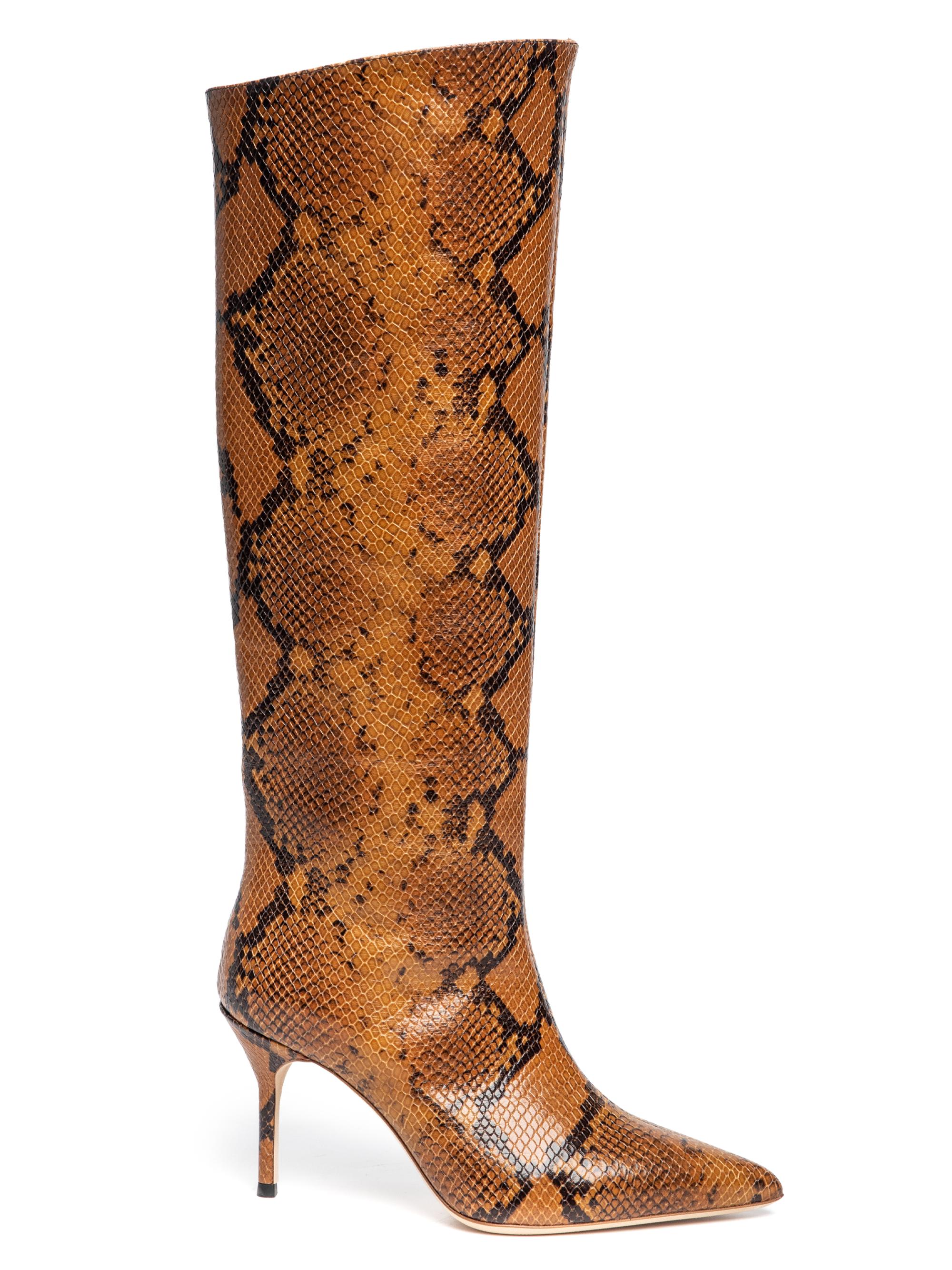 Staud Women's Sebastian 75MM Snake-Embossed Leather Boots - Snake